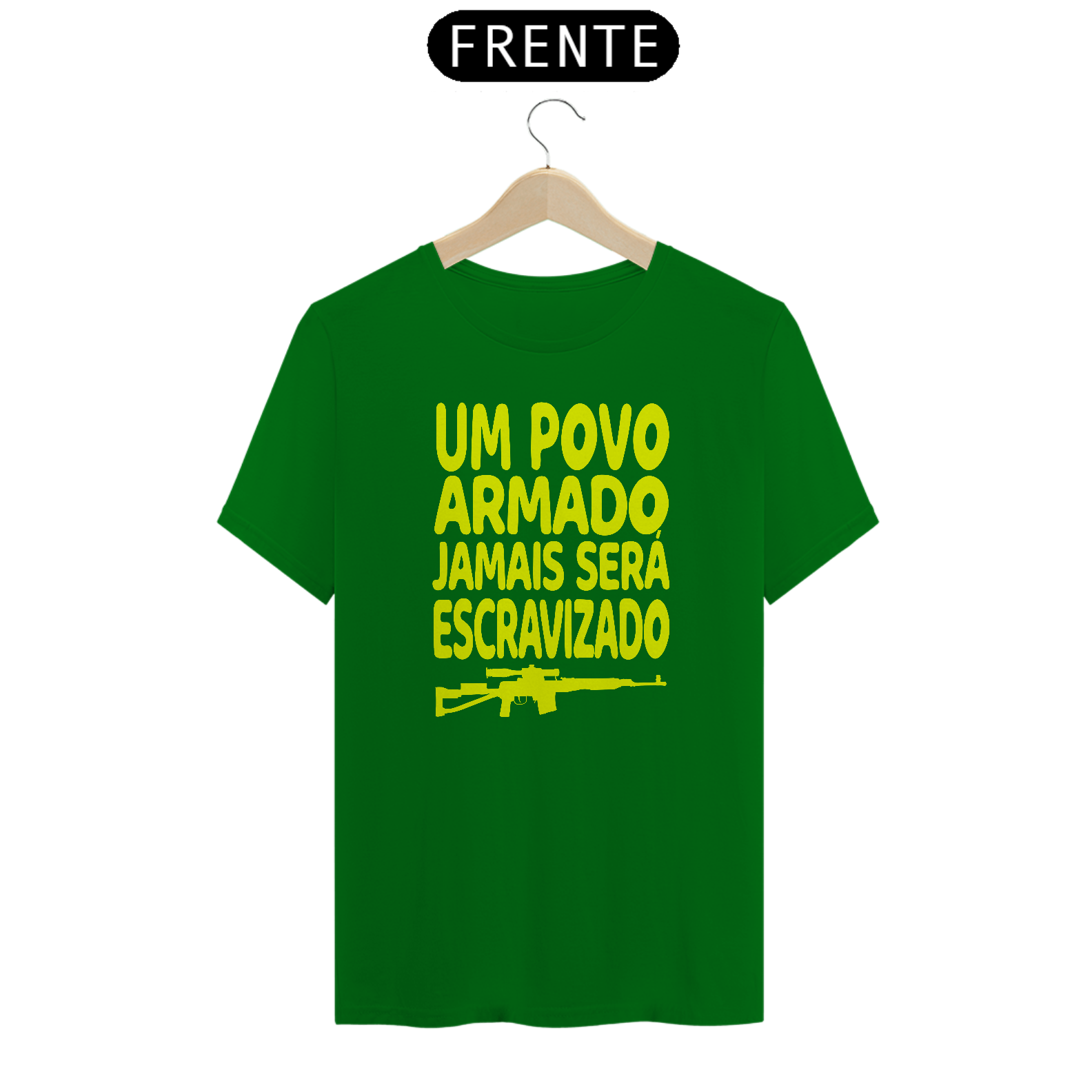 Camiseta Um Povo Armado - Conservador Direita Unisex