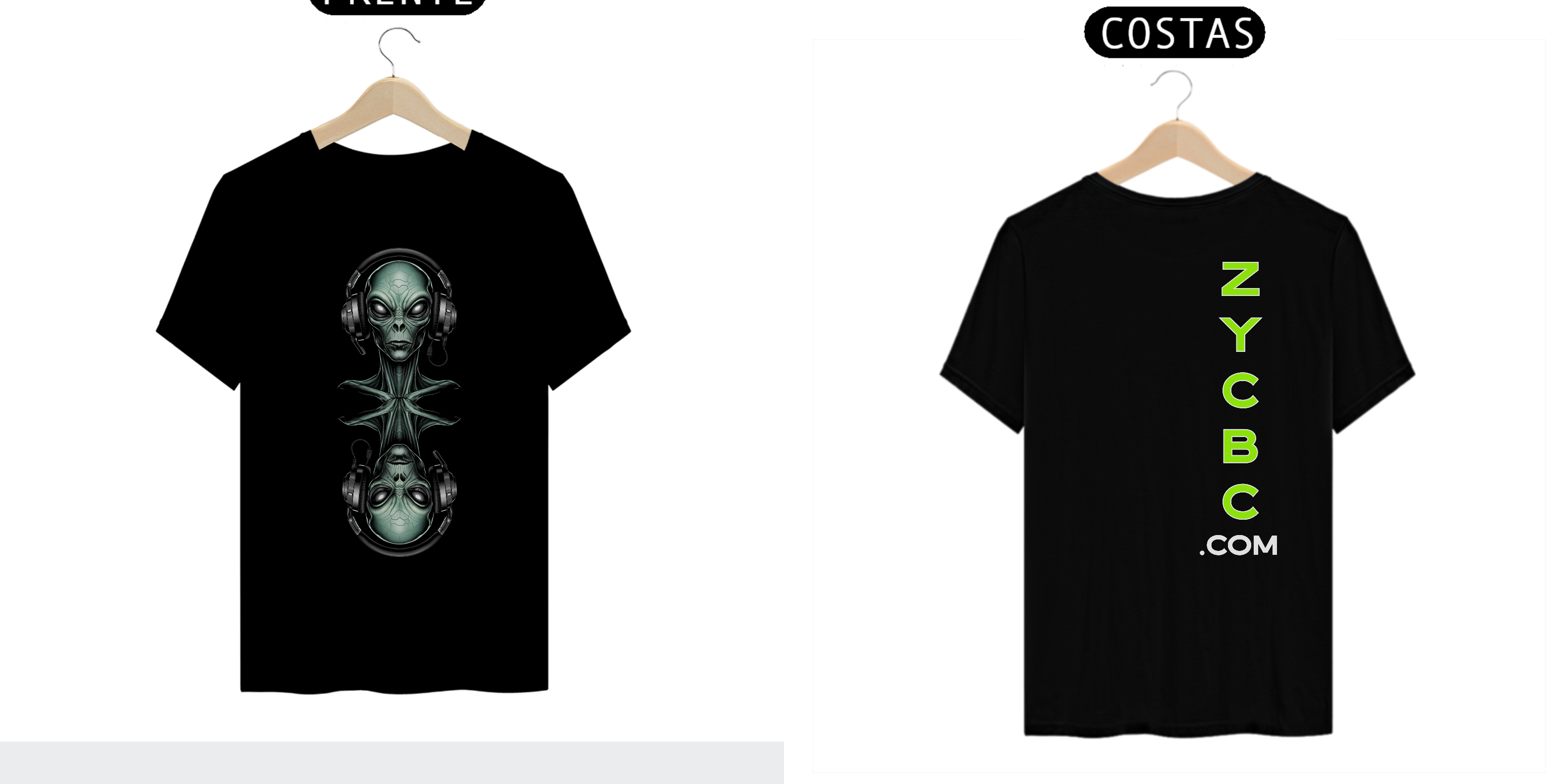 T-SHIRT MASC ALIEN 01