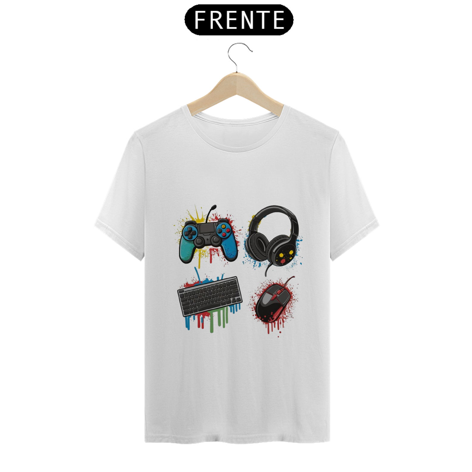 T-Shirt Classic Acessórios Gamer