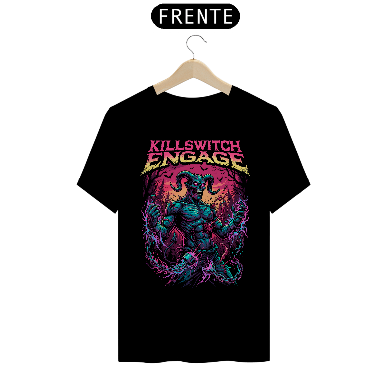 T-Shirt Classic Camiseta Killswitch Engage | Unbroken Demon em