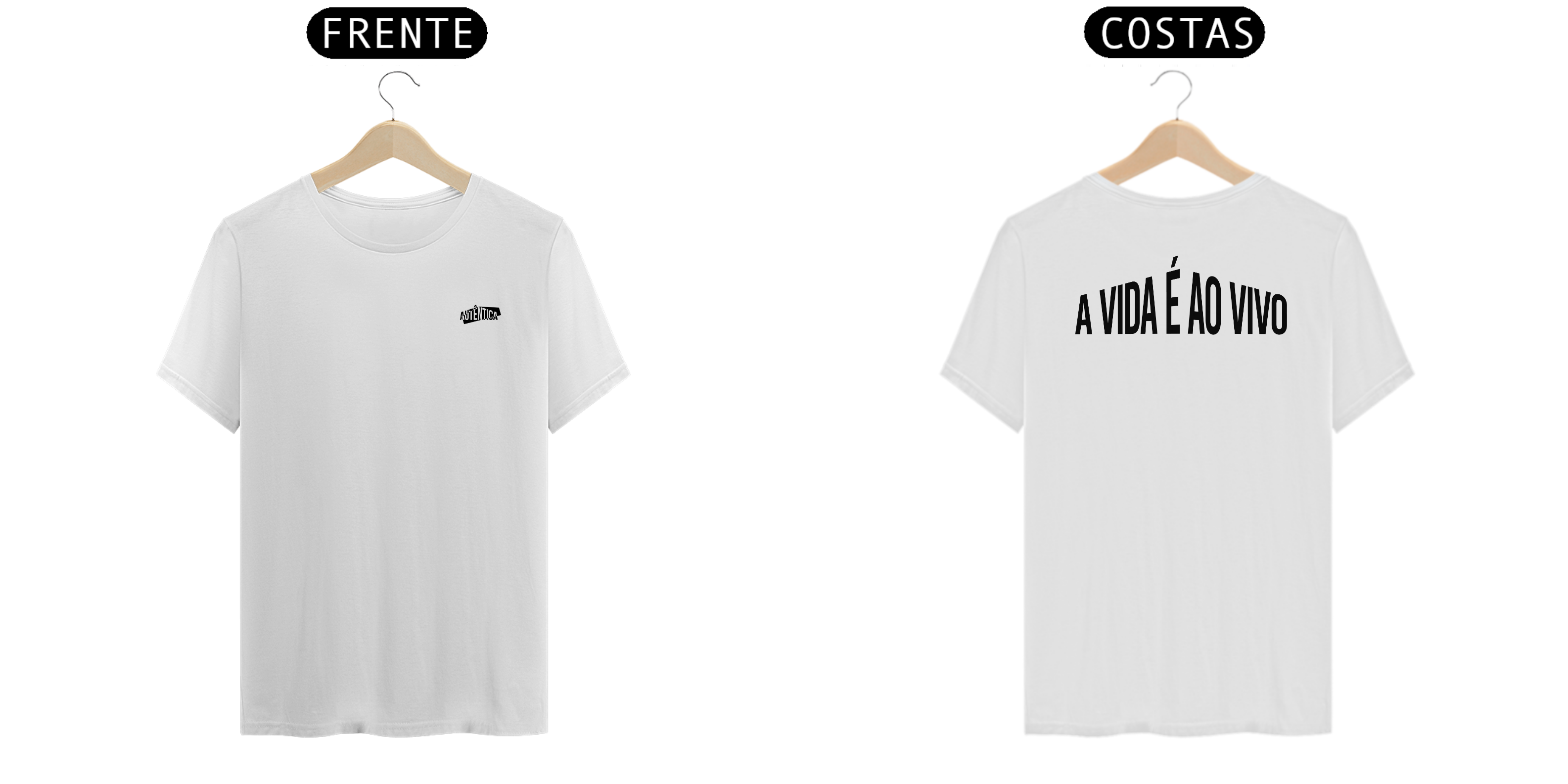 CAMISA - A VIDA É AO VIVO