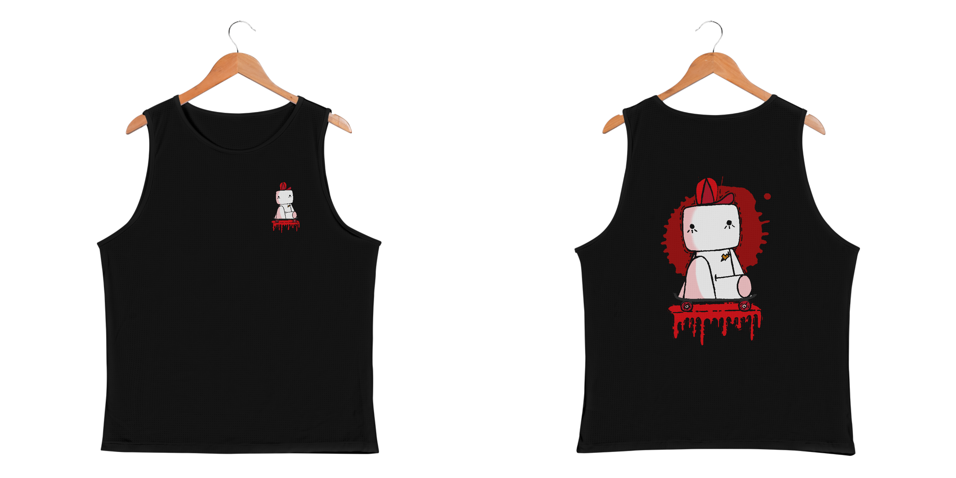 Camiseta Regata Masculina Dry UV Streetwear Skate Graffiti - Bubbles Hot