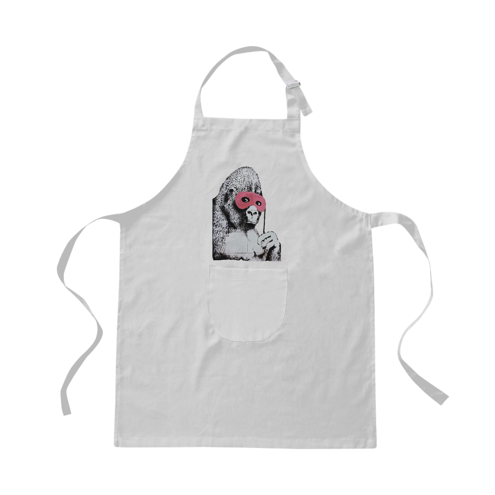 Gorilla in a Pink Mask