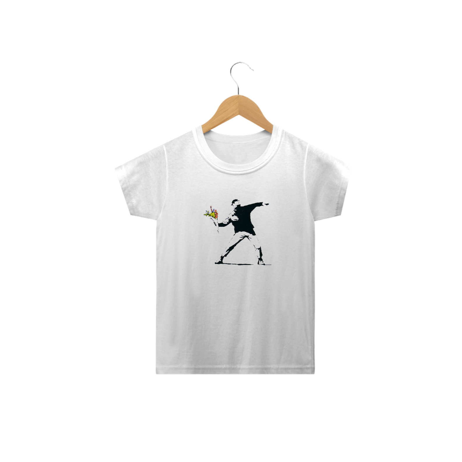 Soldier Throwing Flowers