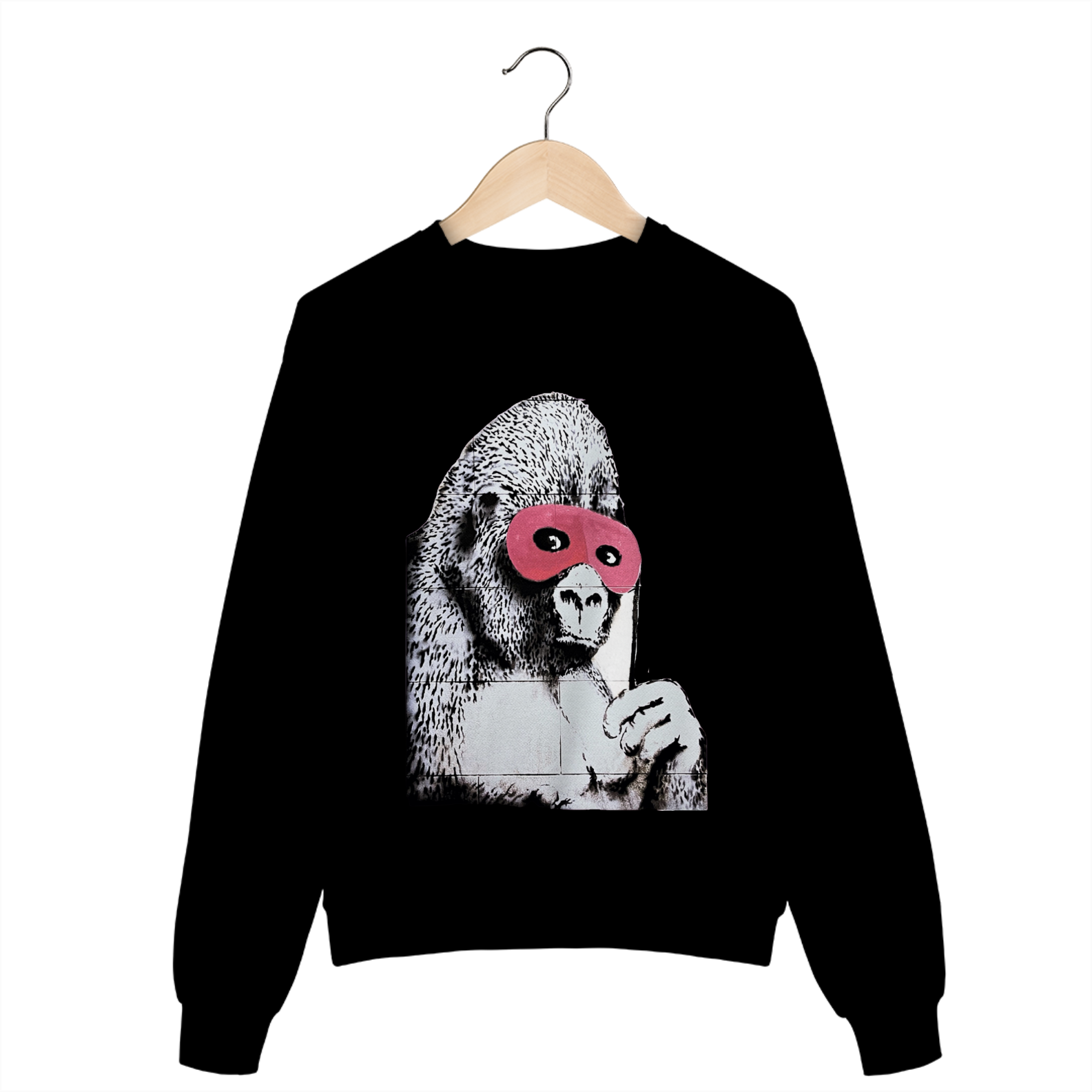 Gorilla in a Pink Mask