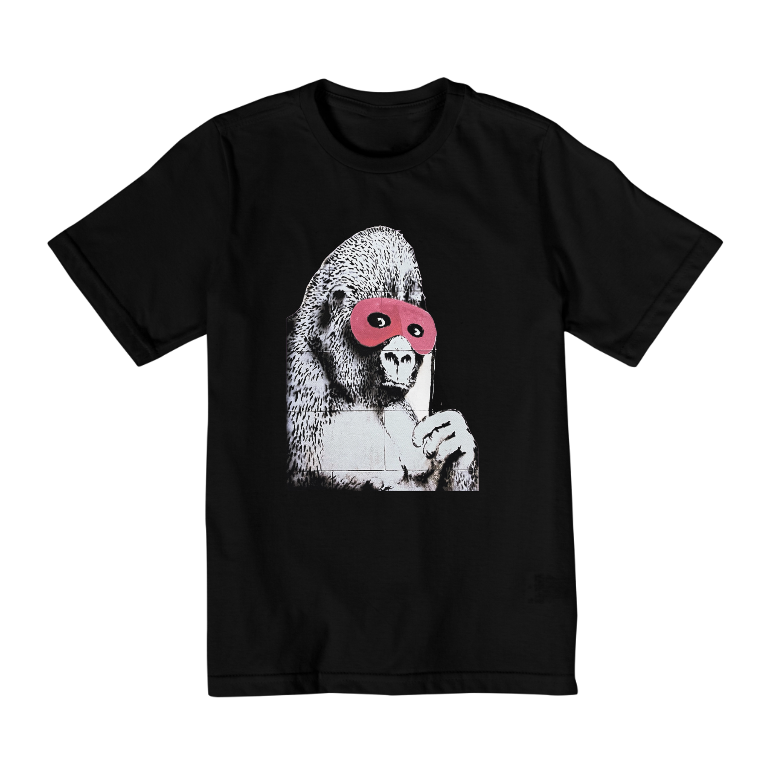 Gorilla in a Pink Mask