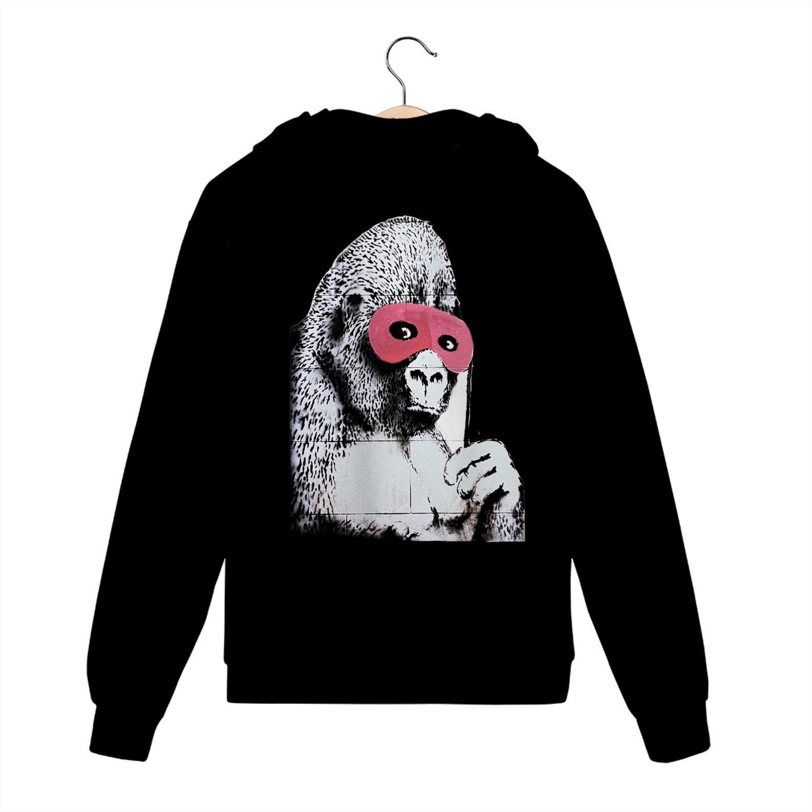 Gorilla in a Pink Mask