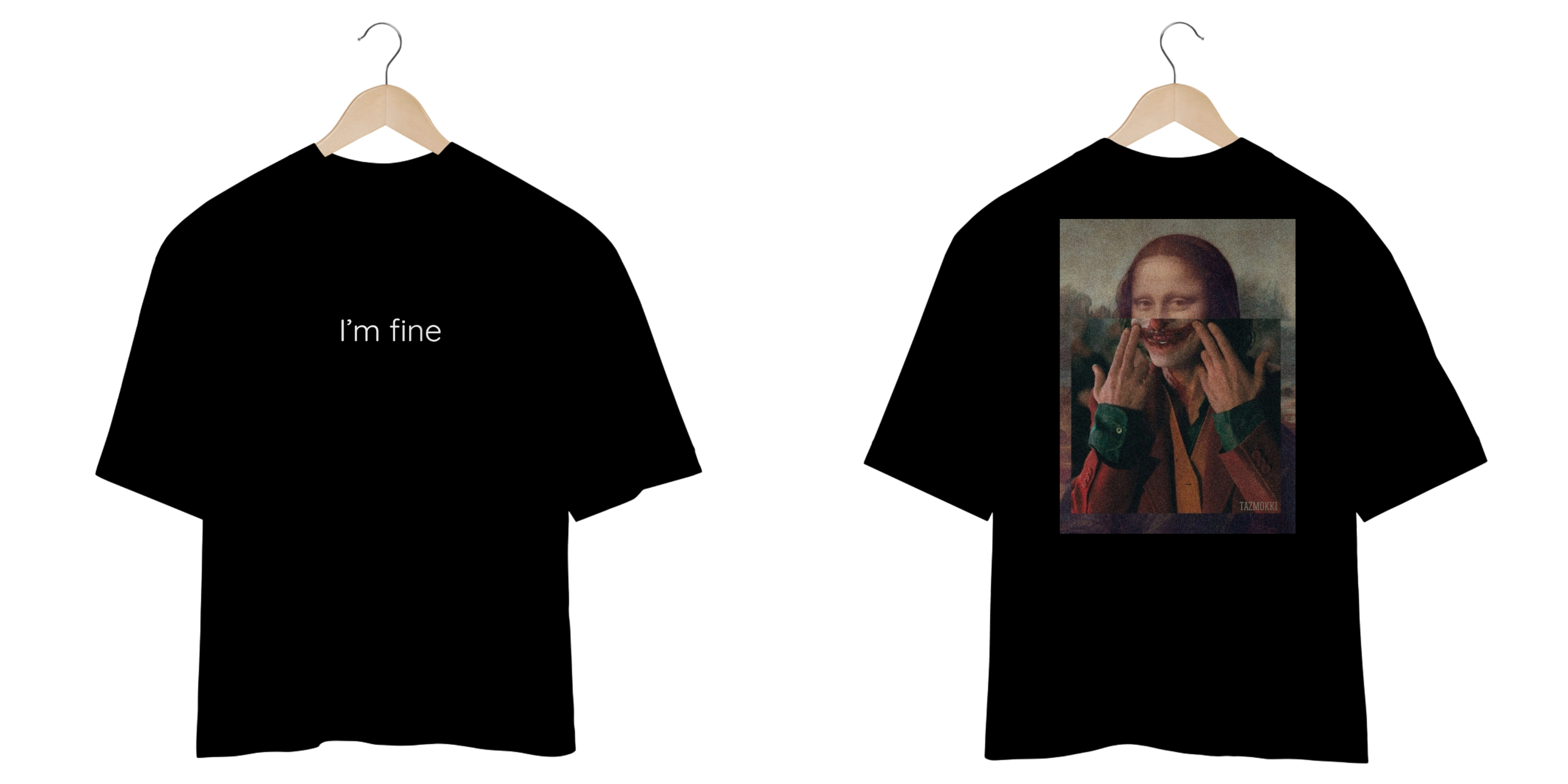 Camiseta Oversized - I'm fine - Joker