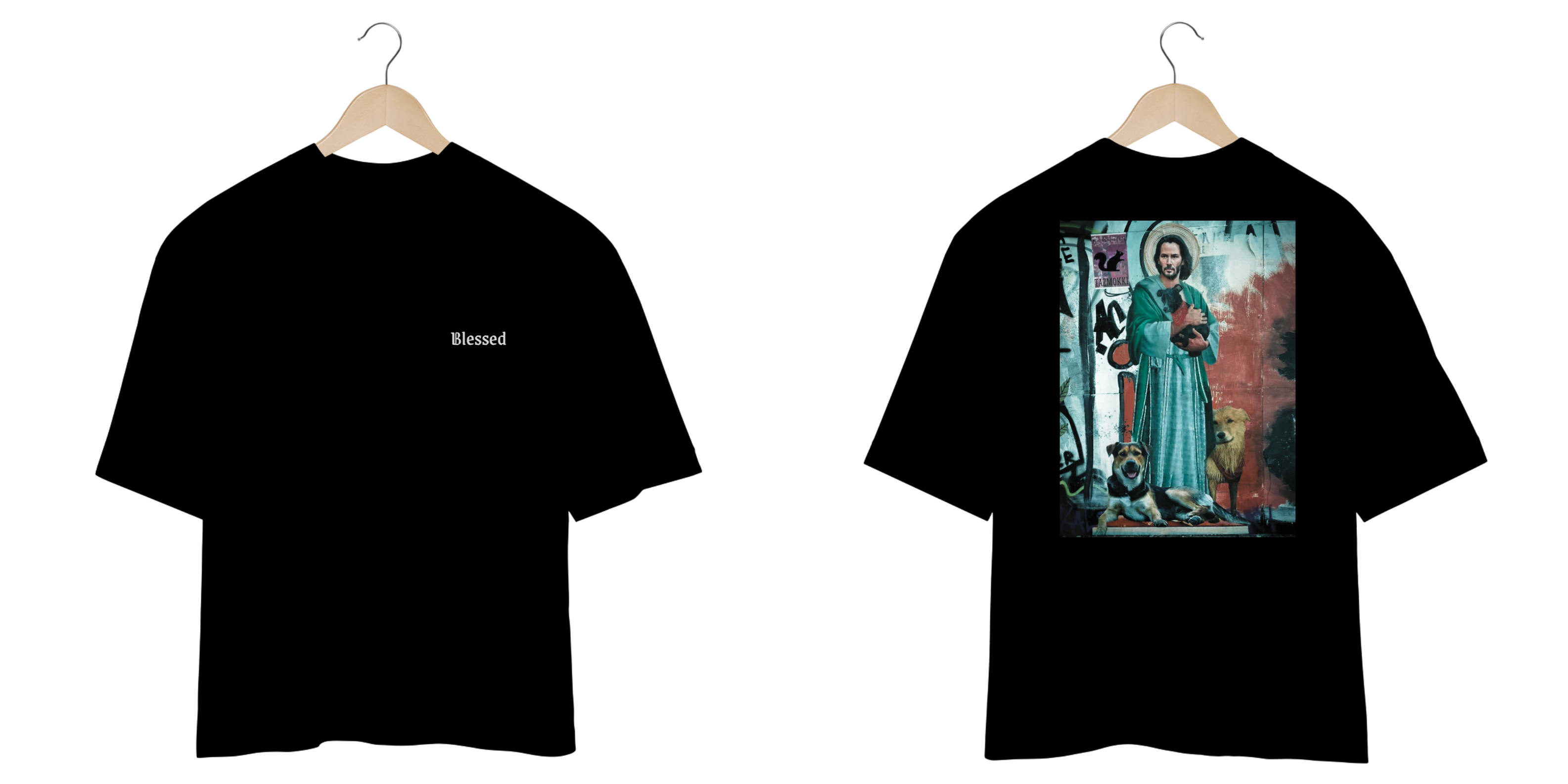 Camiseta Oversized - Blessed - Saint John