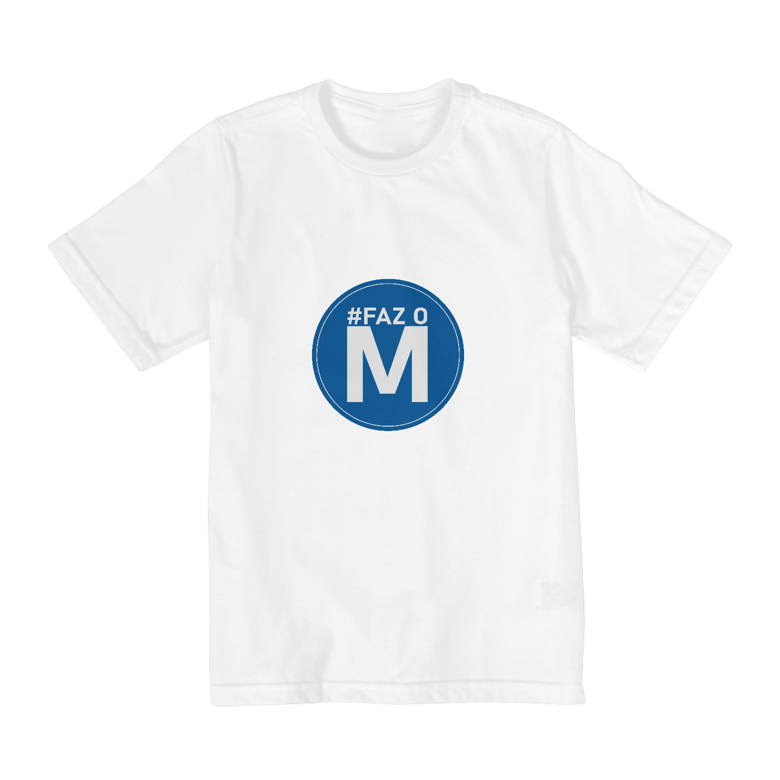 T-shirt Infantil (10 a 14 anos) - Faz o M