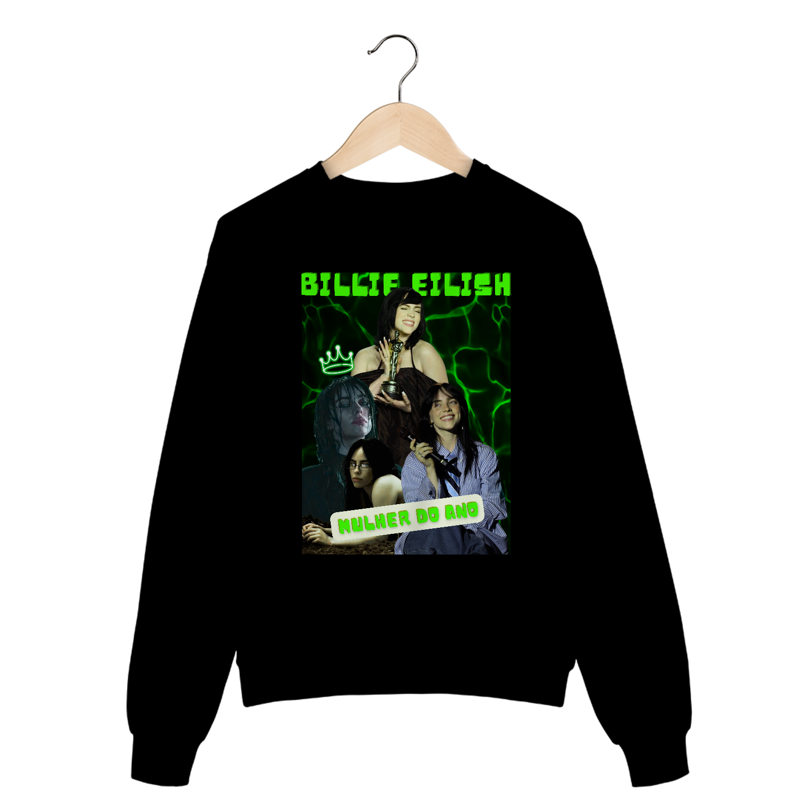 Pop Moletom Fechado - Billie Eilish