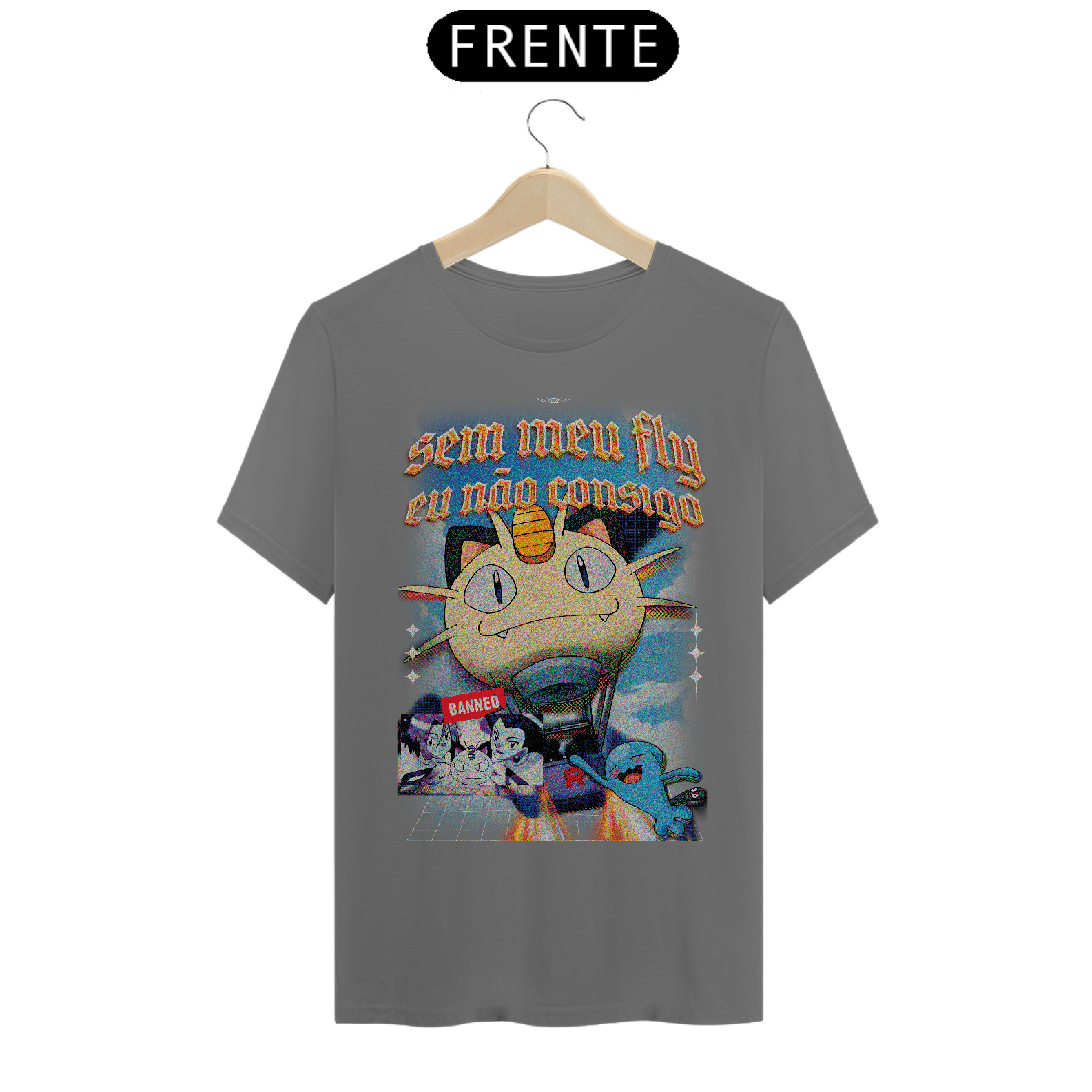 Stretwear Meowth - Camisa Estonado
