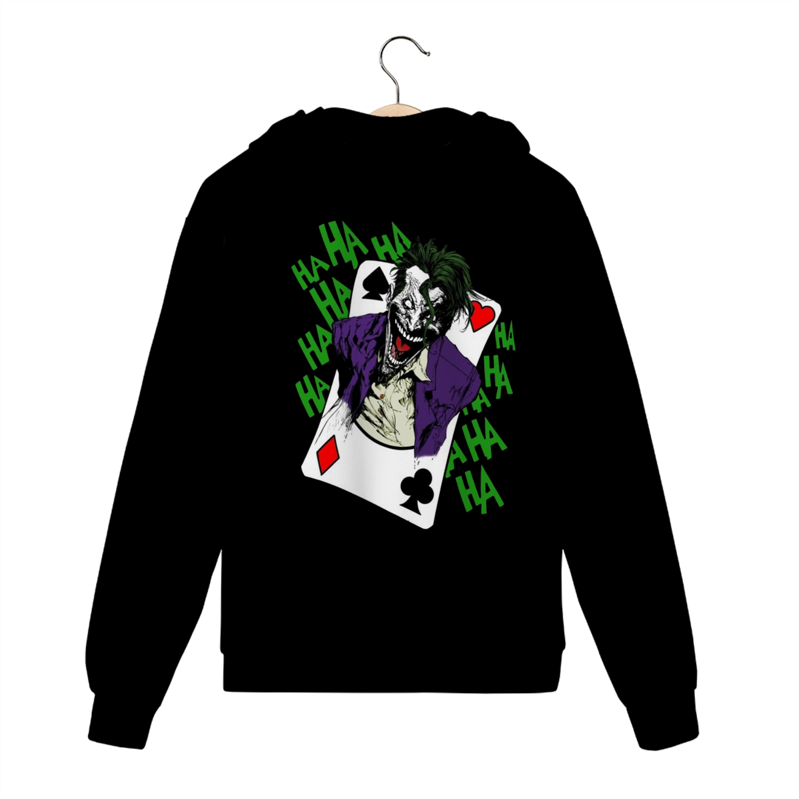 Moletom com Zíper [Coringa]