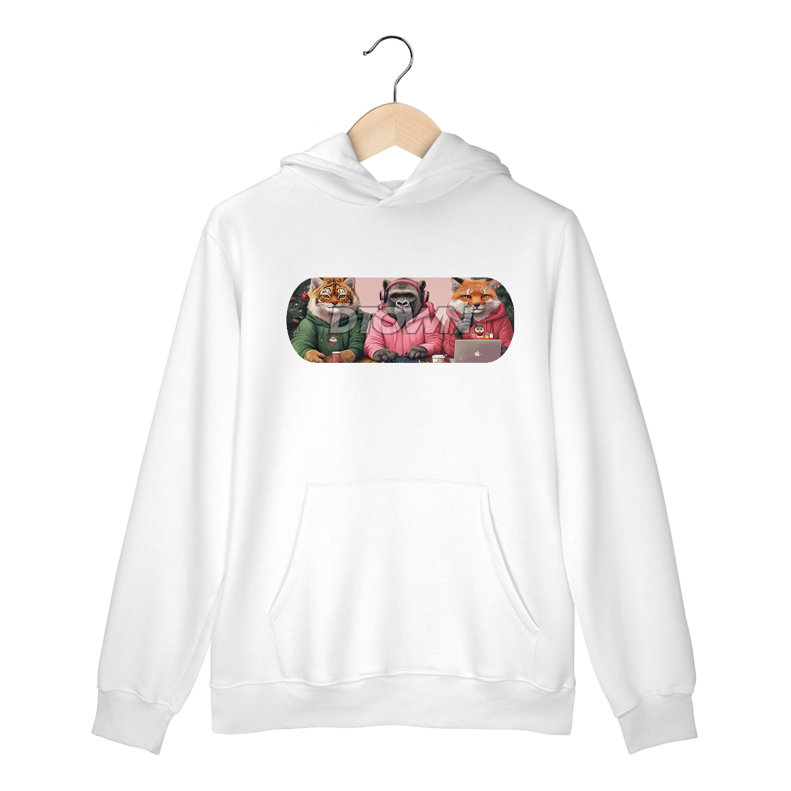 Moletom Canguru Animals At Work