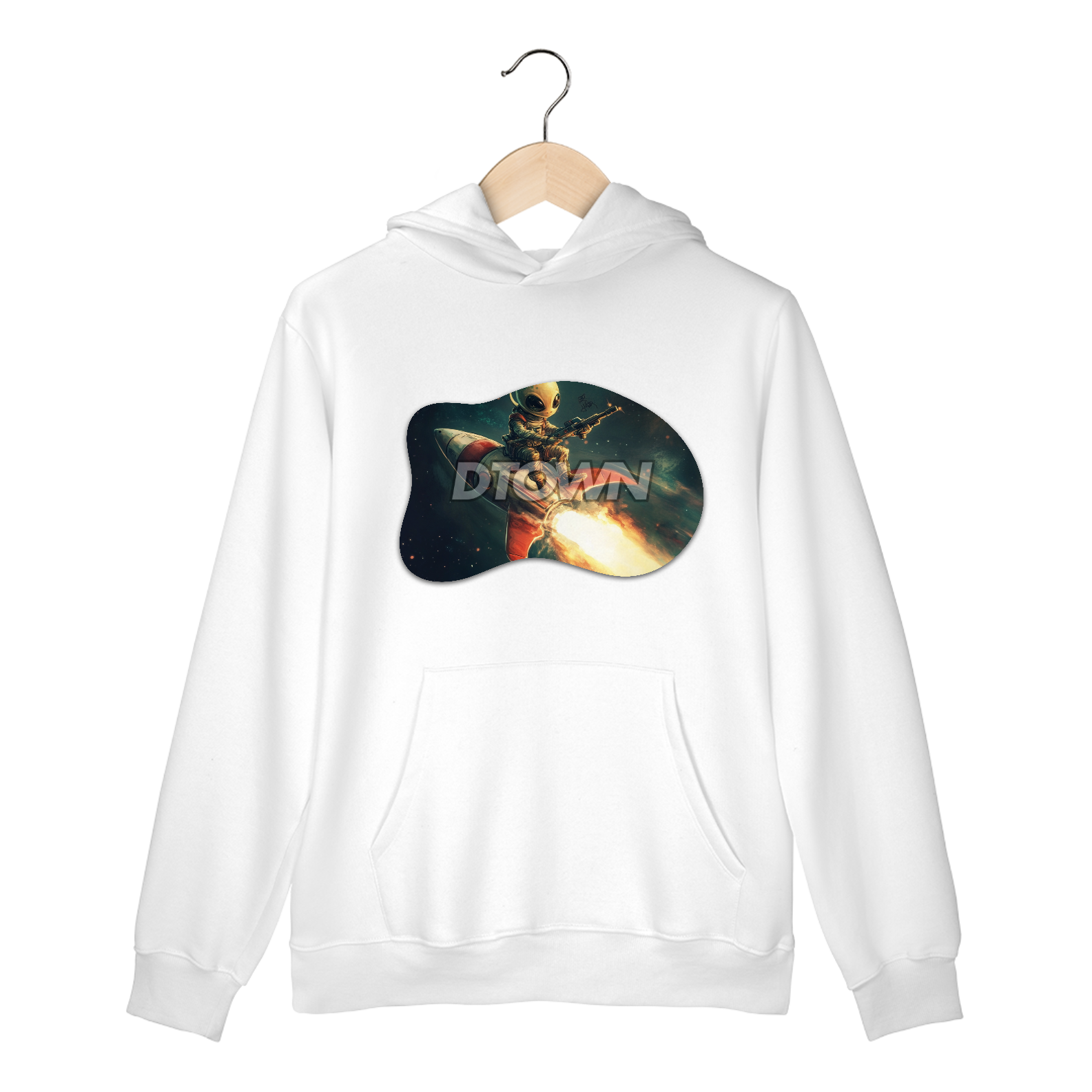 Moletom Canguru Traveling Alien