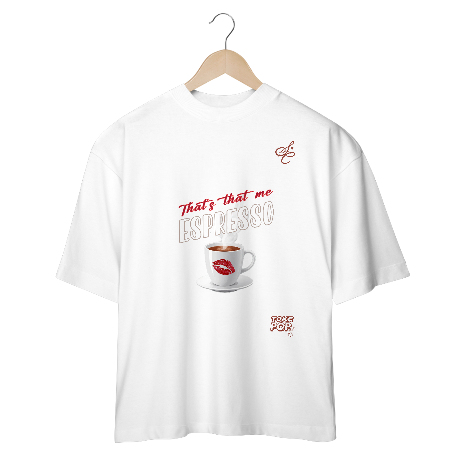 T SHIRT OVERSIZED ESPRESSO CAFÉ