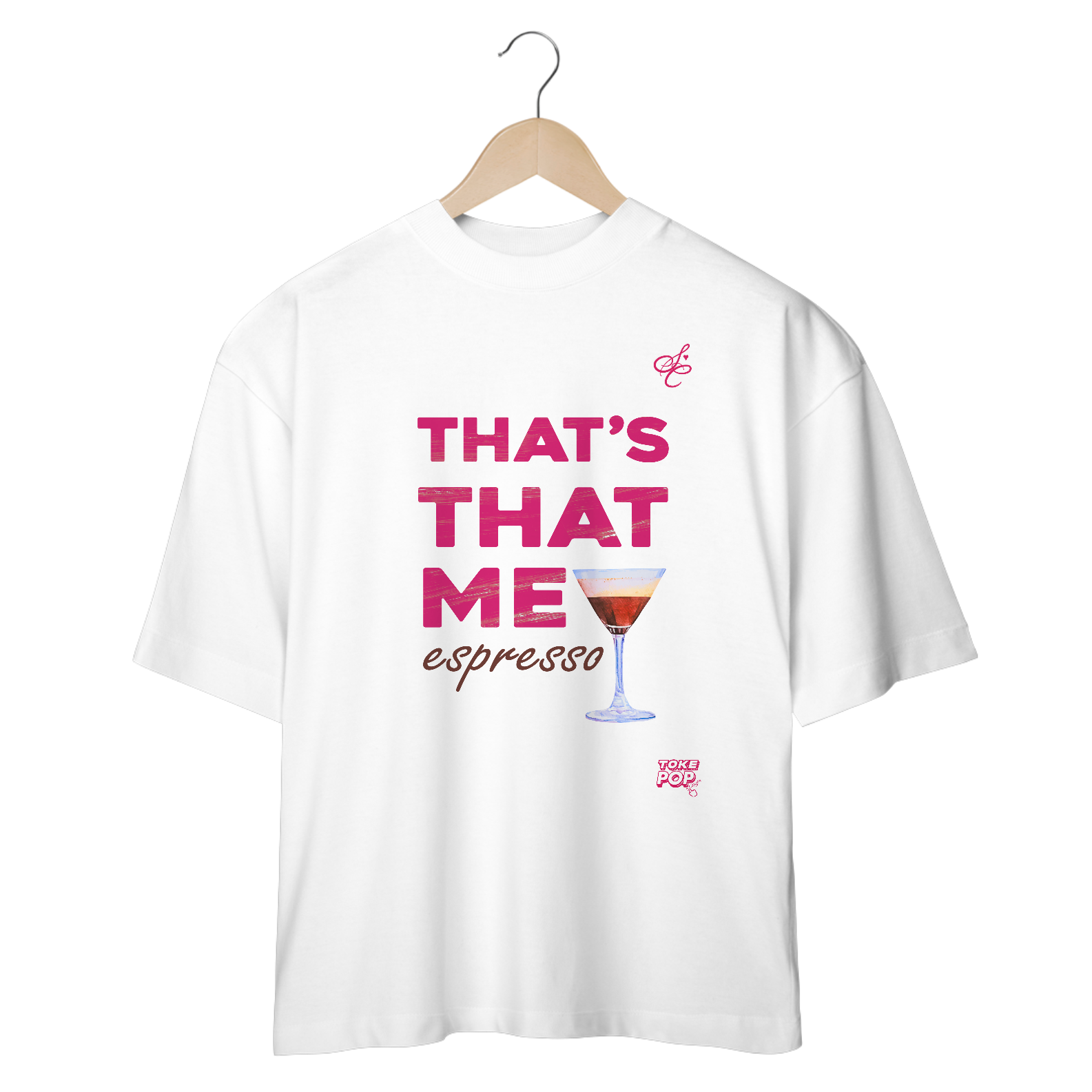 T-SHIRT OVERSIZED ESPRESSO MARTINI