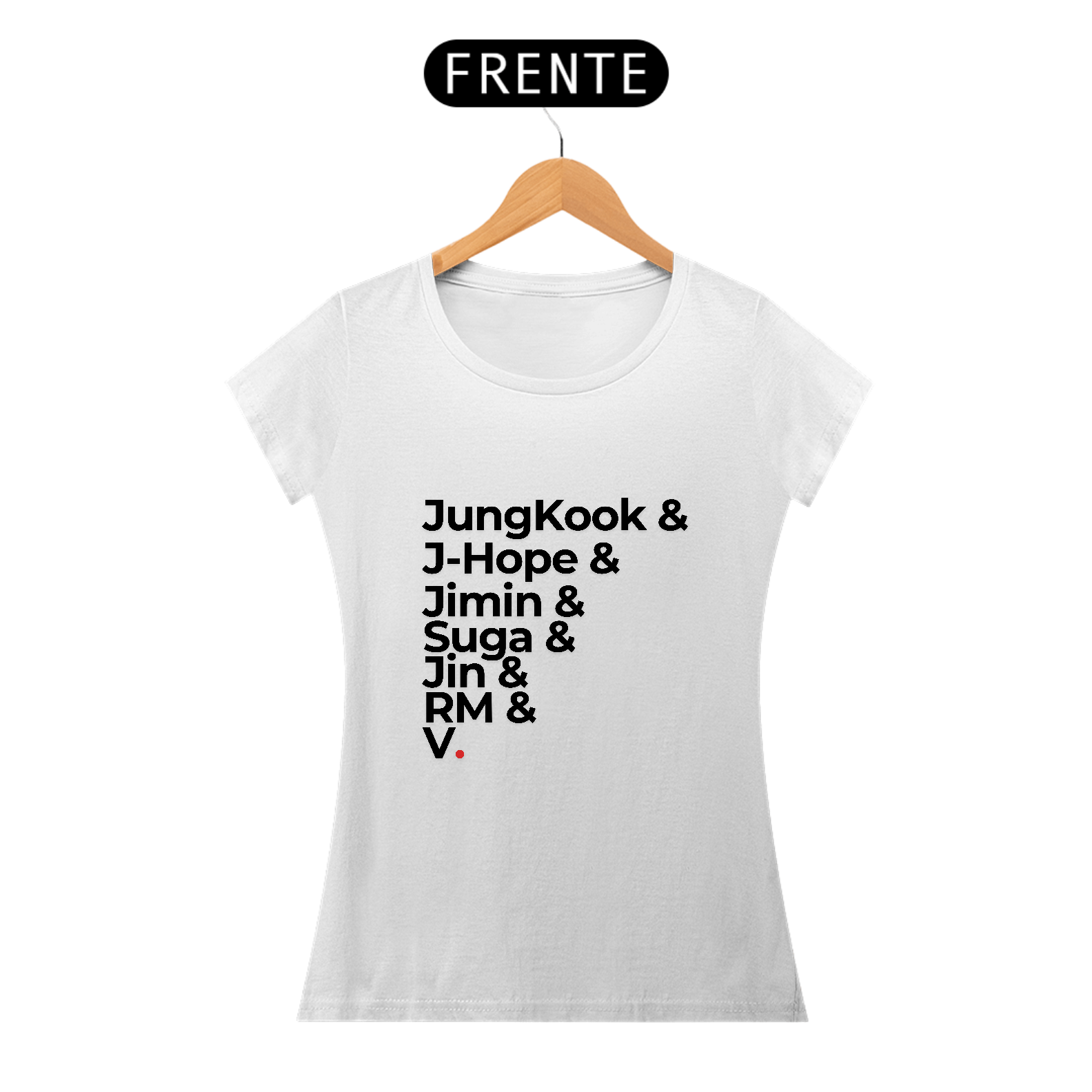 Camisa- Bts integrantes