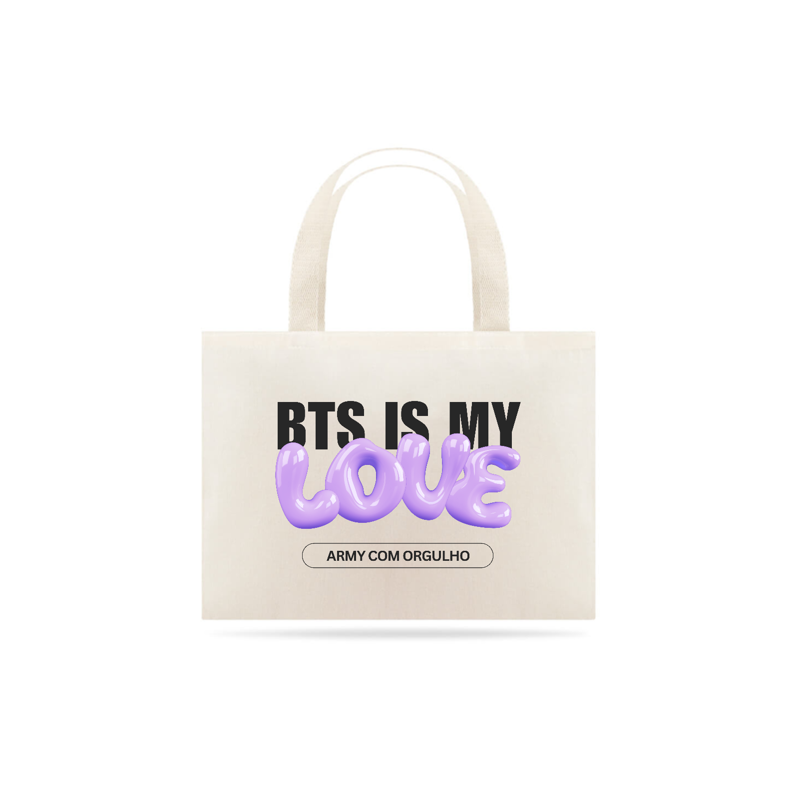 Eco bag- Bts: army com orgulho