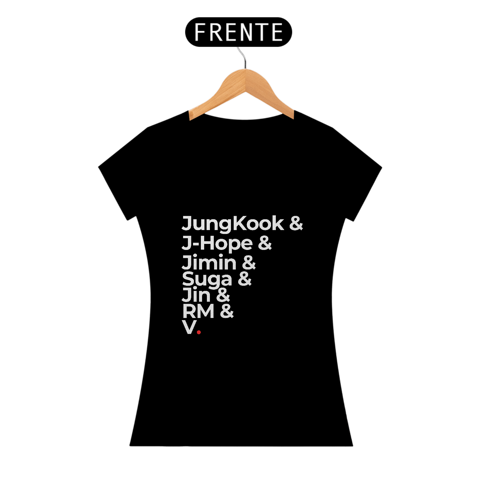 Camisa- Bts integrantes