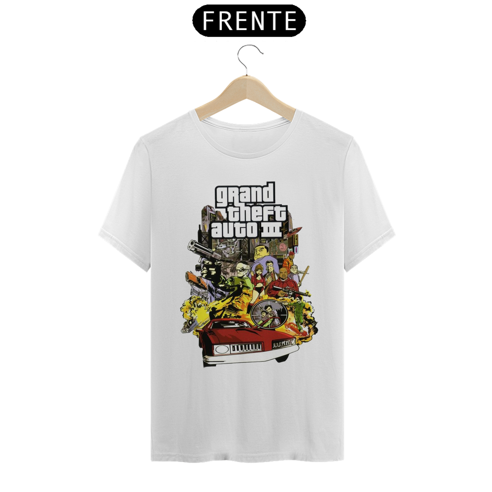 Camiseta grand theft auto III