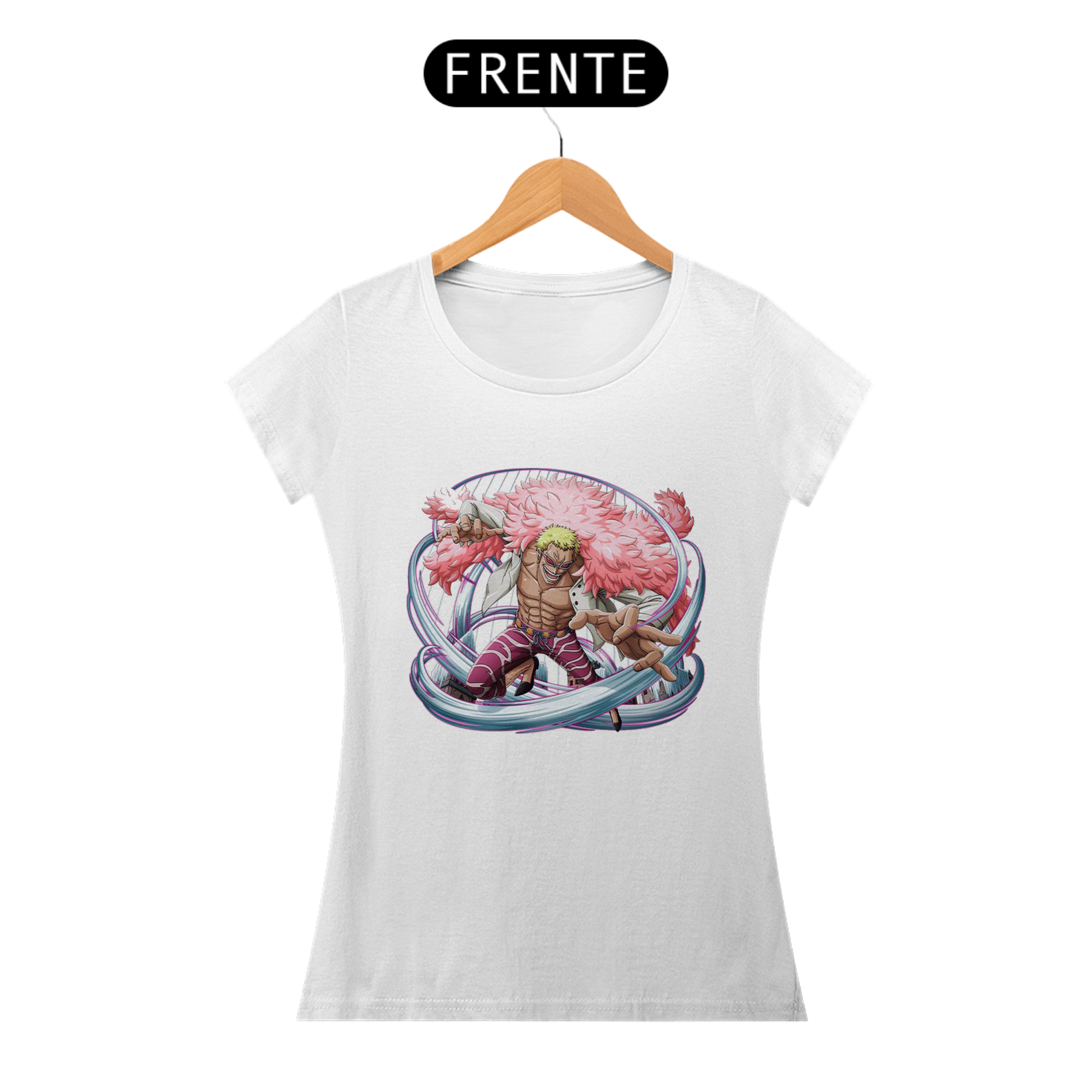 Camiseta feminina Donquixote Doflamingo