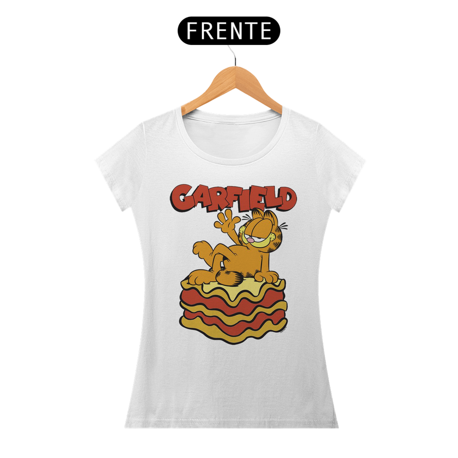 Camiseta feminina Garfield