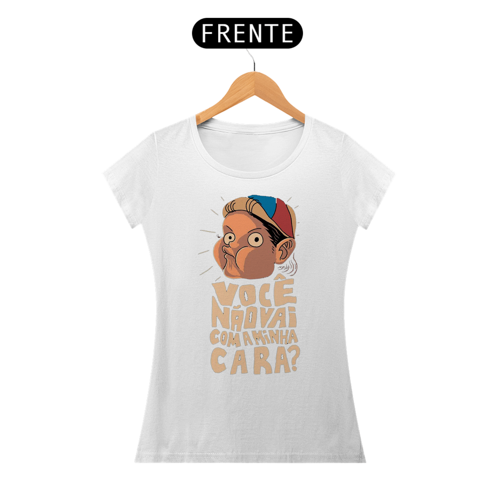 Camiseta feminina Você não vai com minha cara - Kiko
