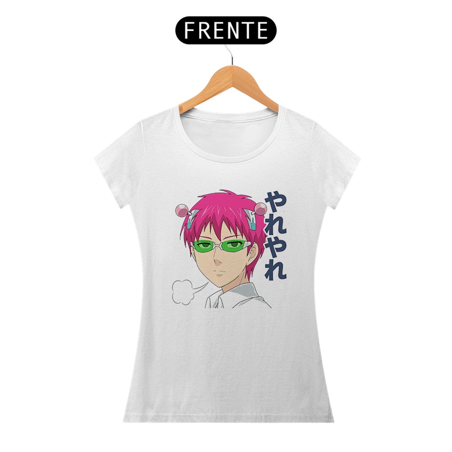 Camiseta feminina Saiki Kusuo