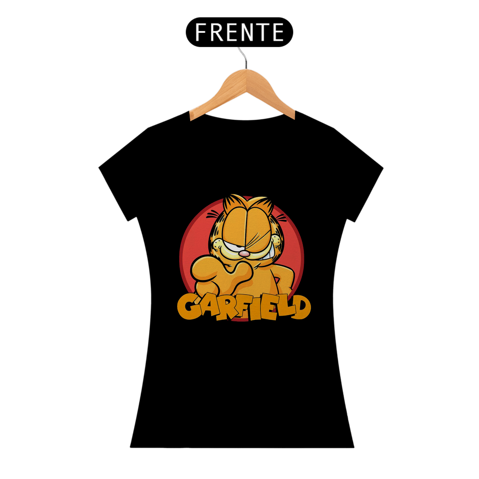 Camiseta feminina Garfield
