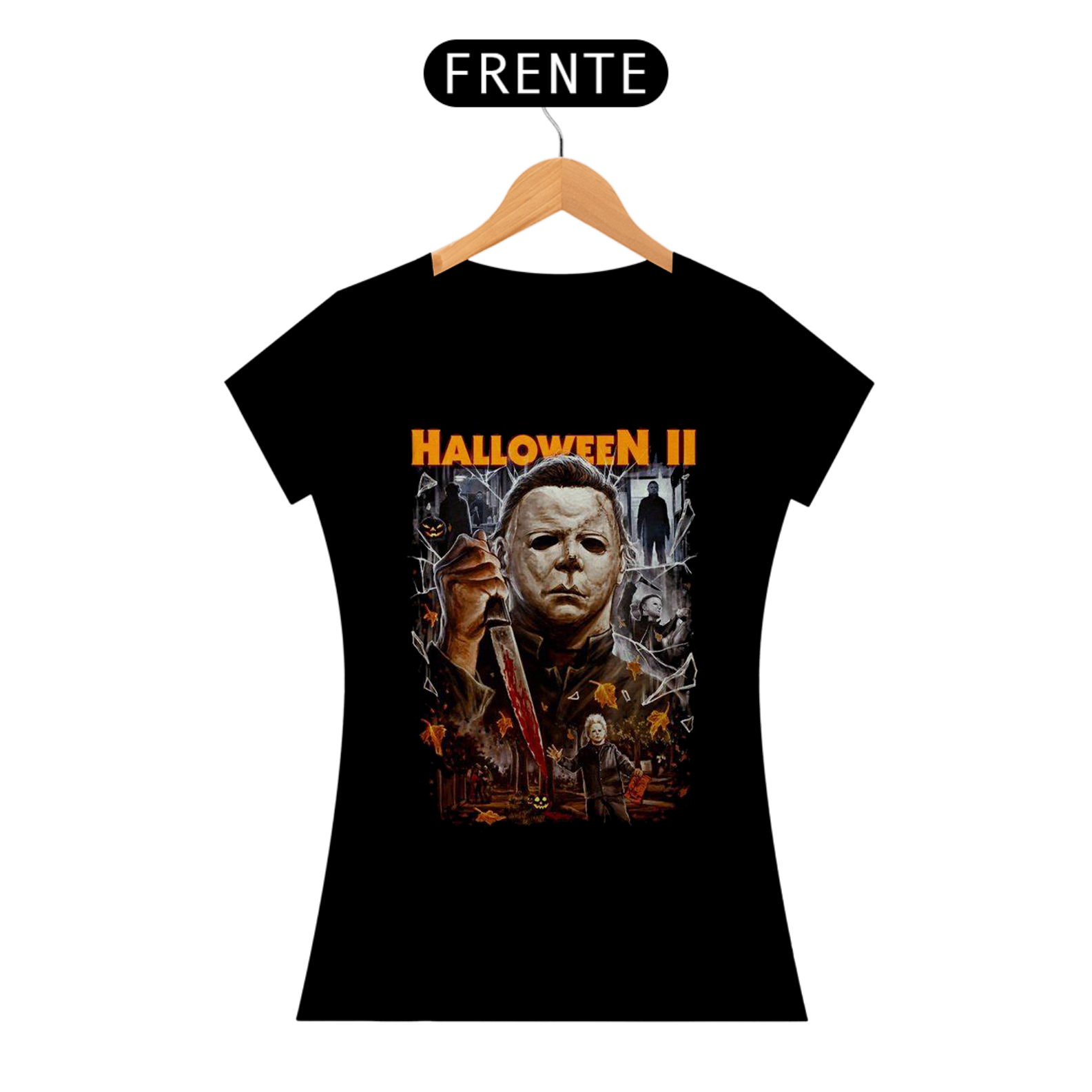 Camiseta feminina Halloween II