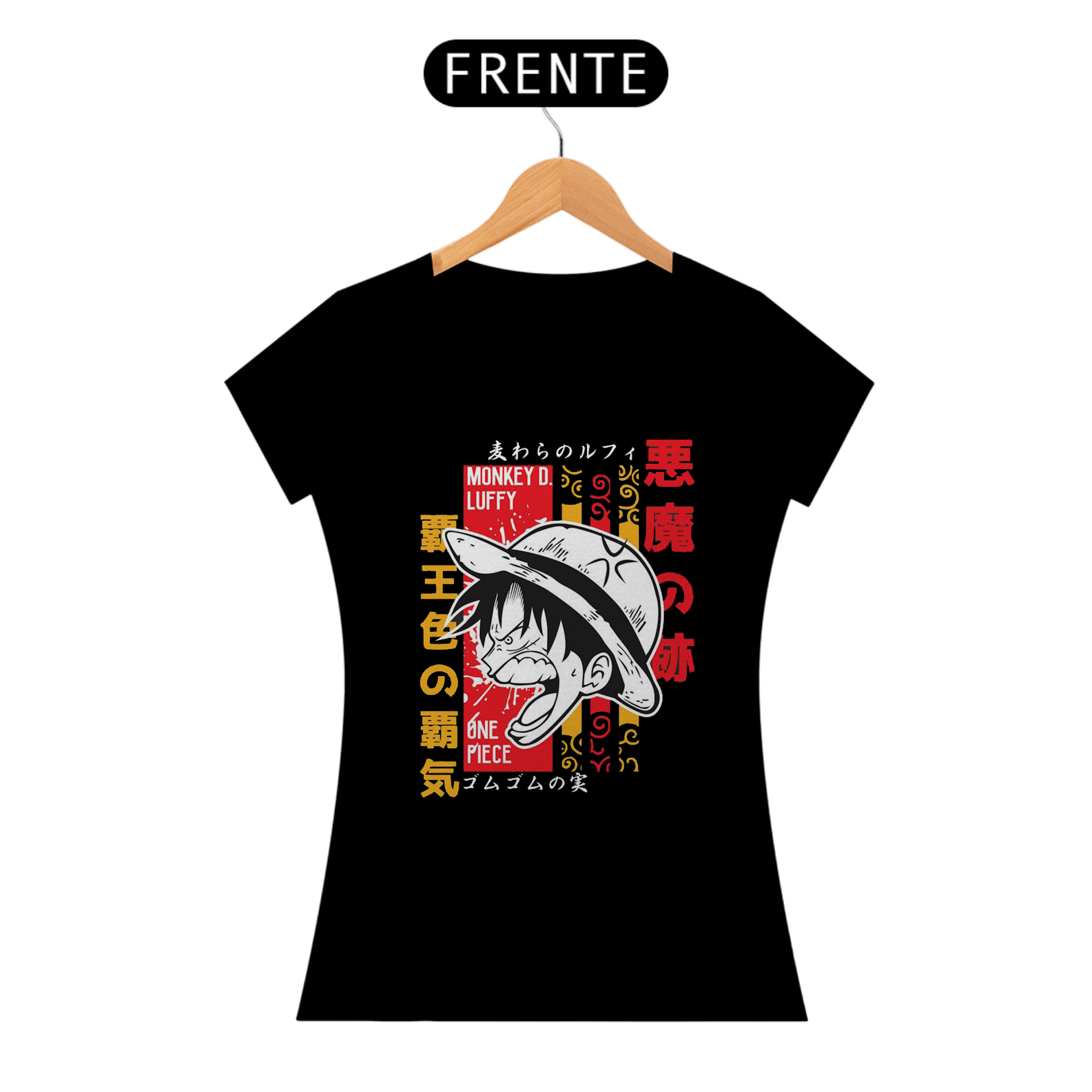 Camiseta feminina Luffy - One piece