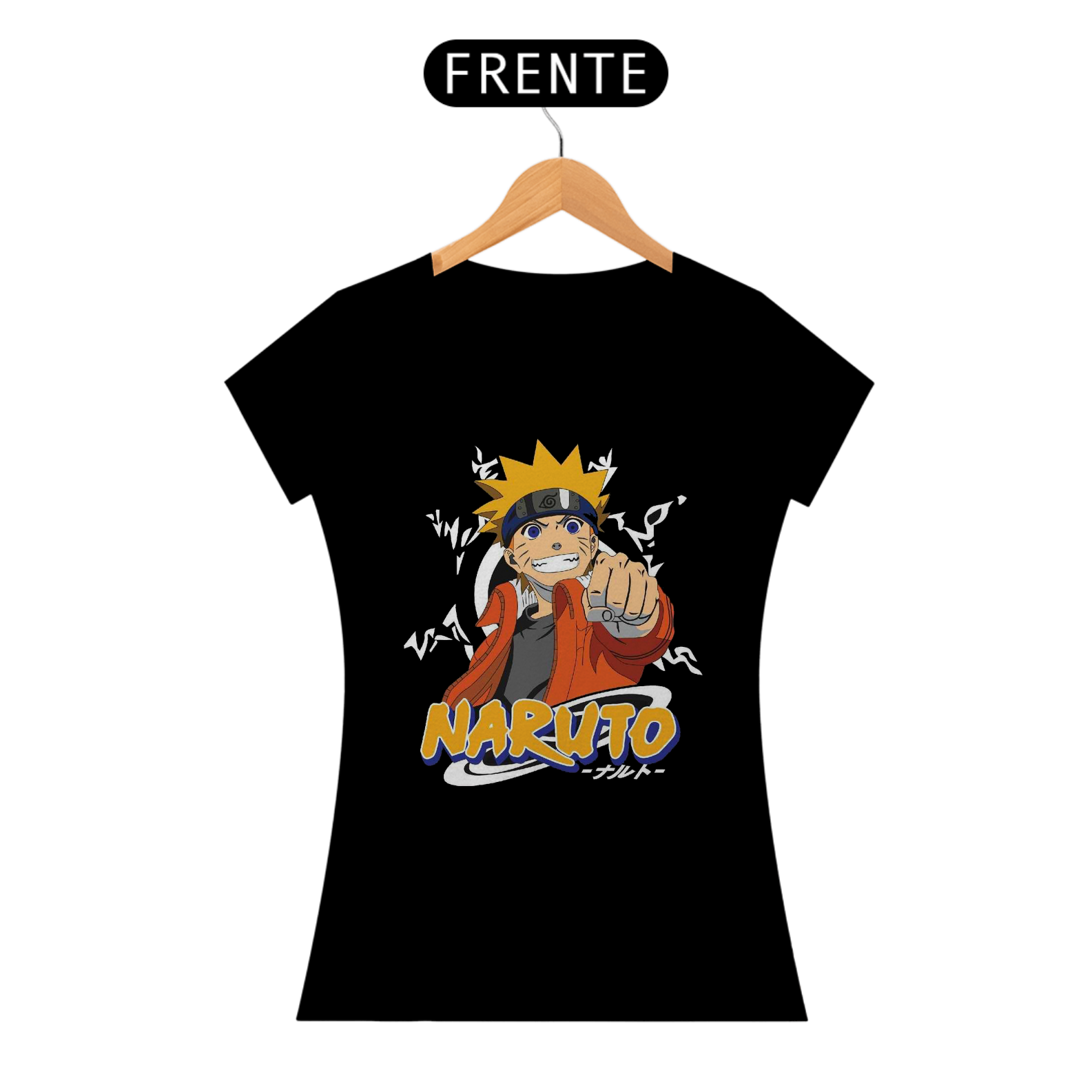 Camiseta feminina Naruto