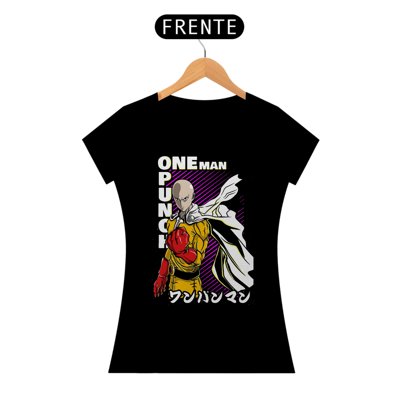 Camiseta feminina One Punch-Man