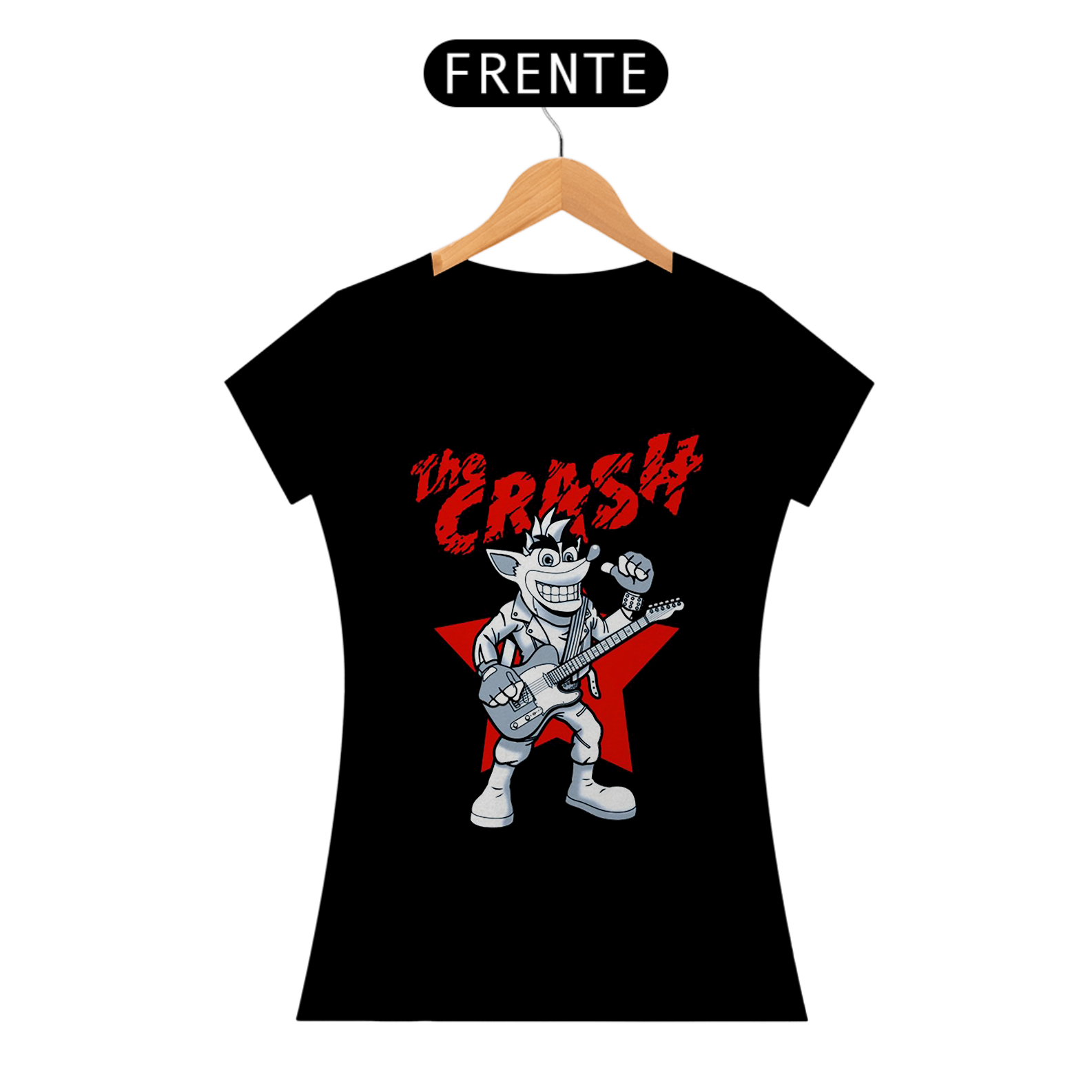Camiseta feminina The crash