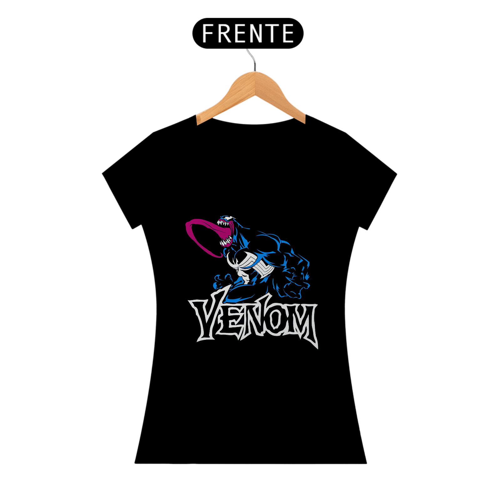 Camiseta feminina Venom