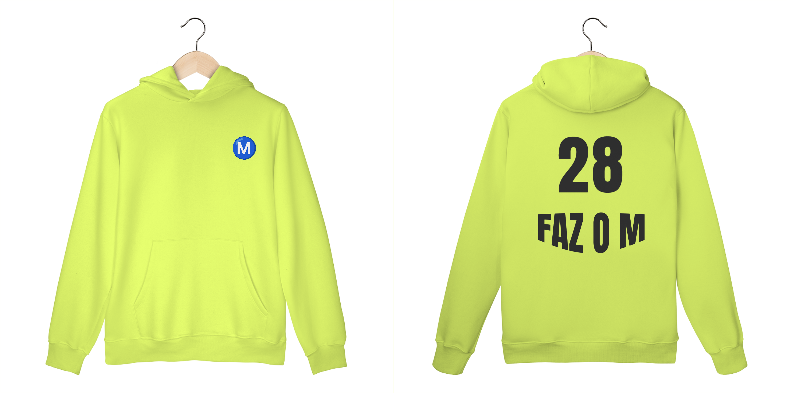 Moletom Canguru Faz o M