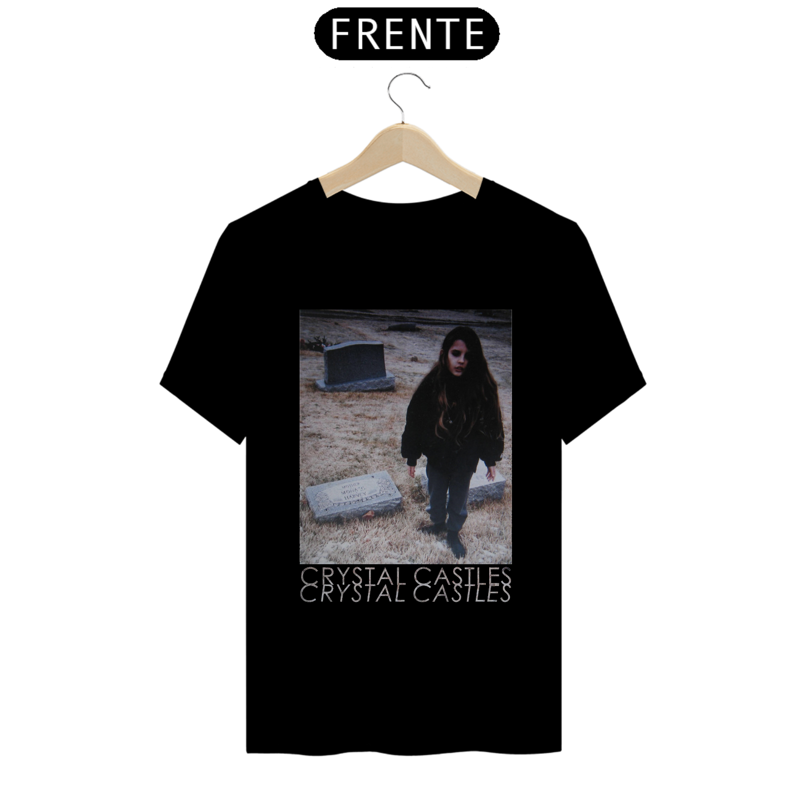 T-Shirt Classic Camiseta Crystal Castles - II em HELLPOP STORE