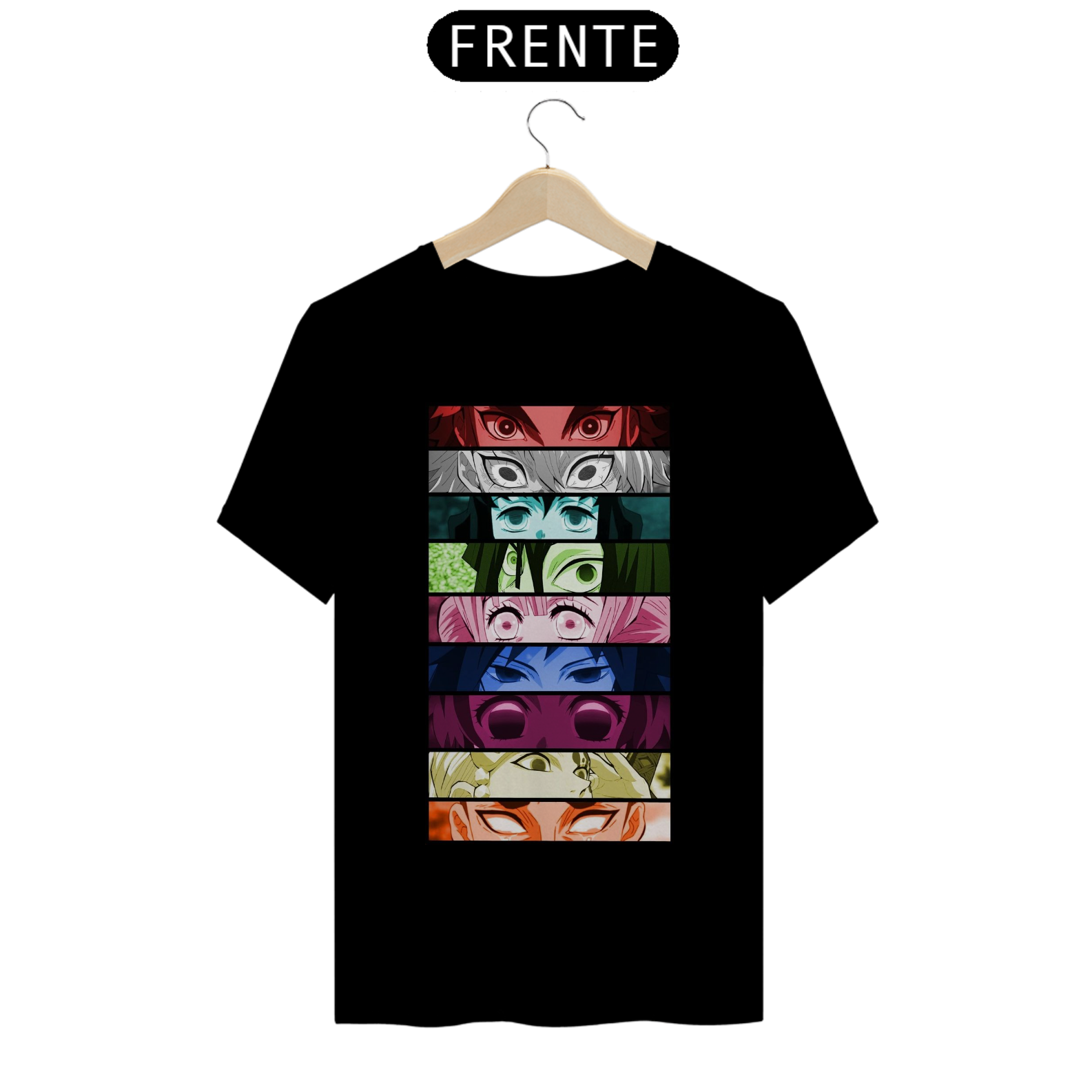 Nome do produto: Camiseta - Demon Slayer Olhos Dos Hashiras