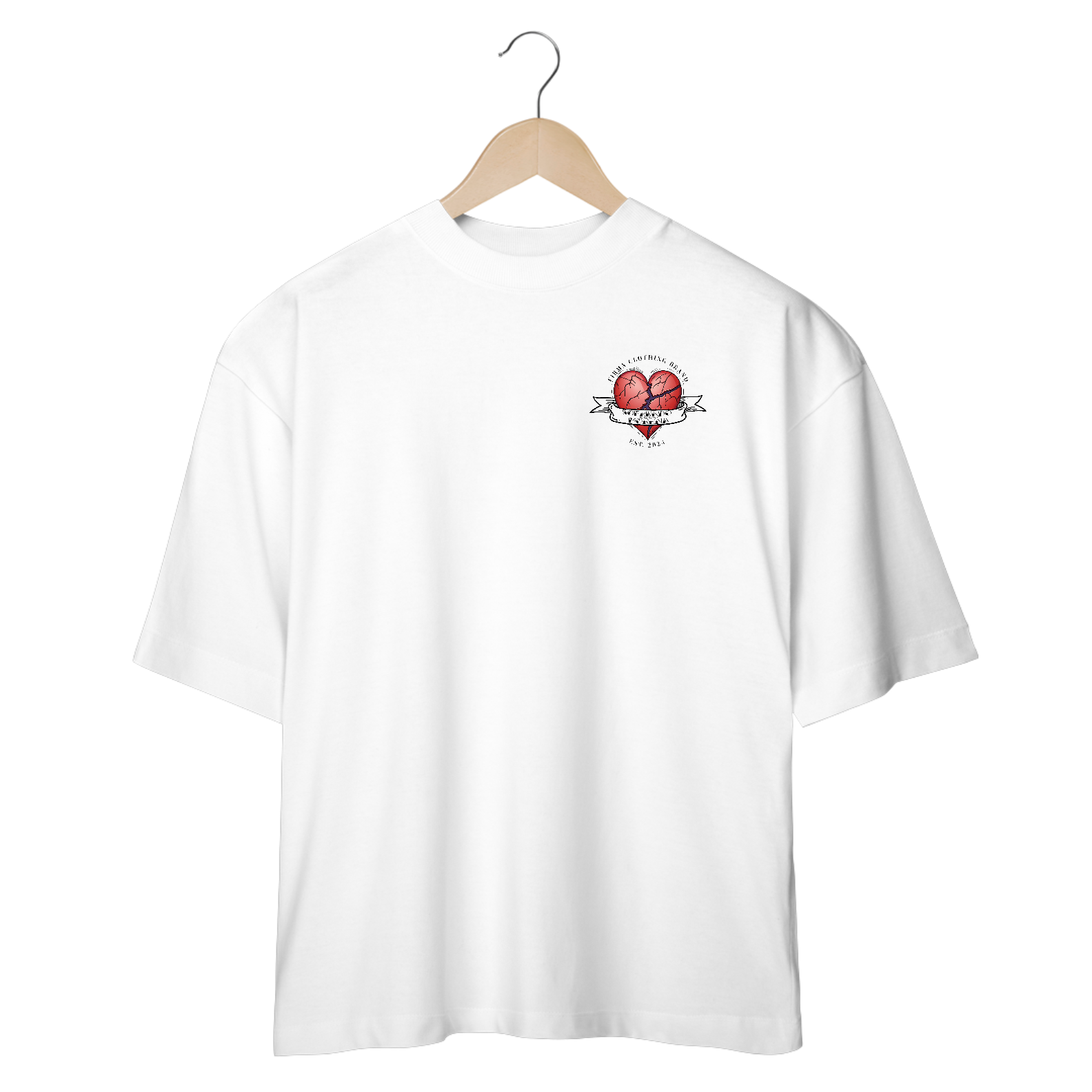 Camiseta Oversized SOFRENCIA Branco/Offwhite