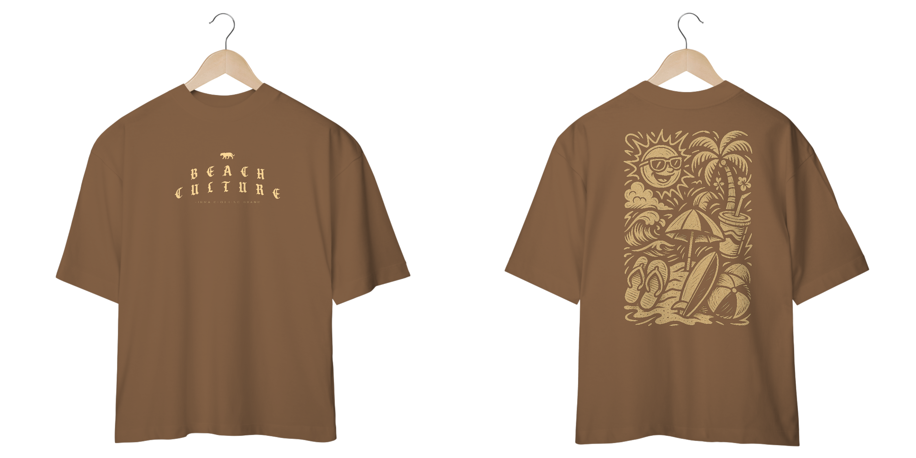 Camiseta Oversized BEACH CULTURE