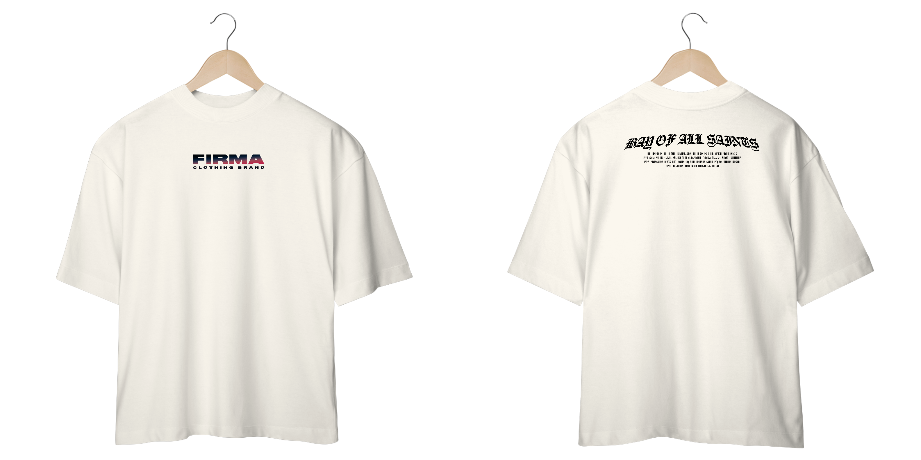 Nome do produto: Camiseta oversized BAY OF ALL SAINTS