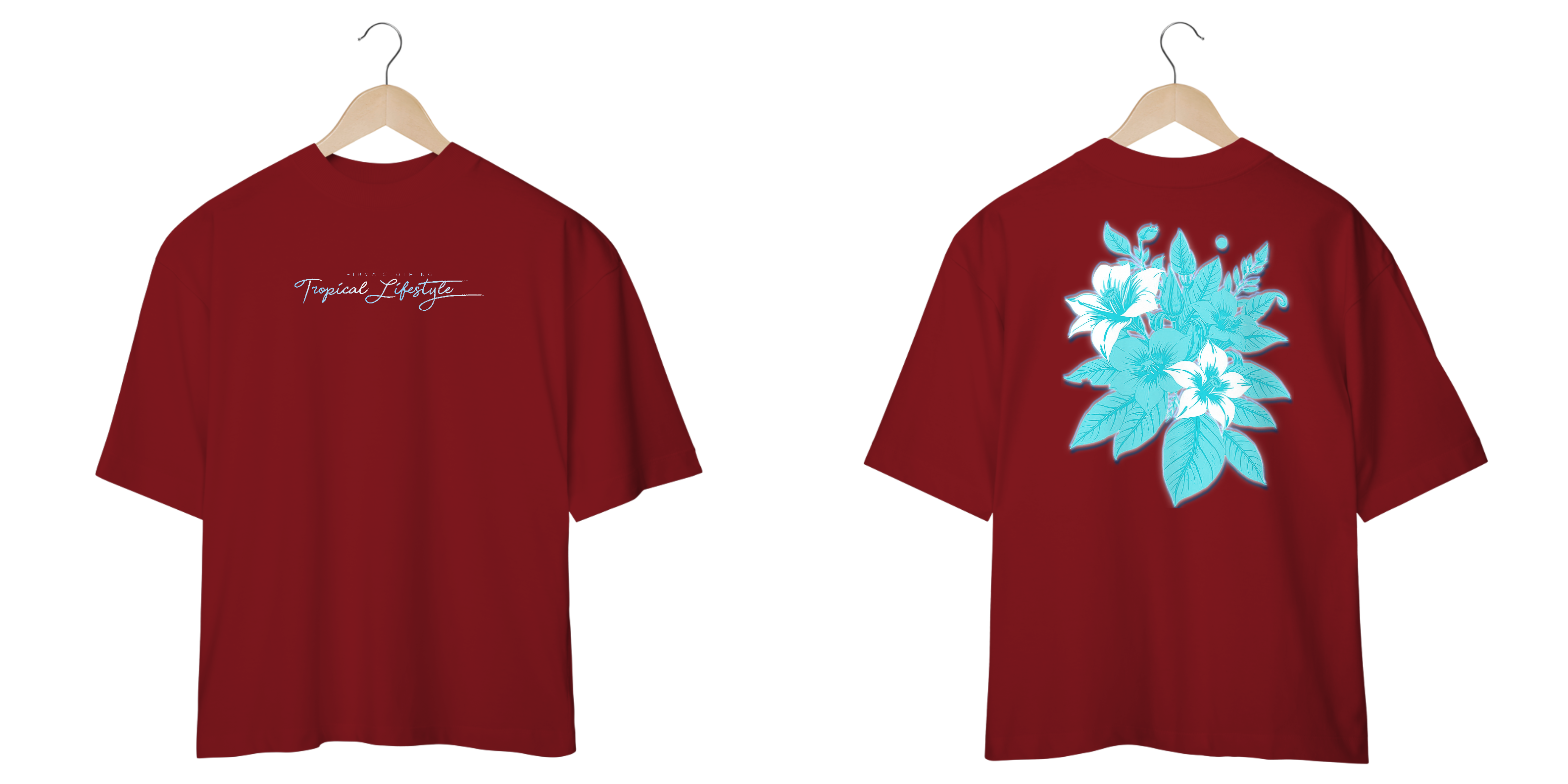 Camiseta Oversized TROPICAL LIFESTYLE