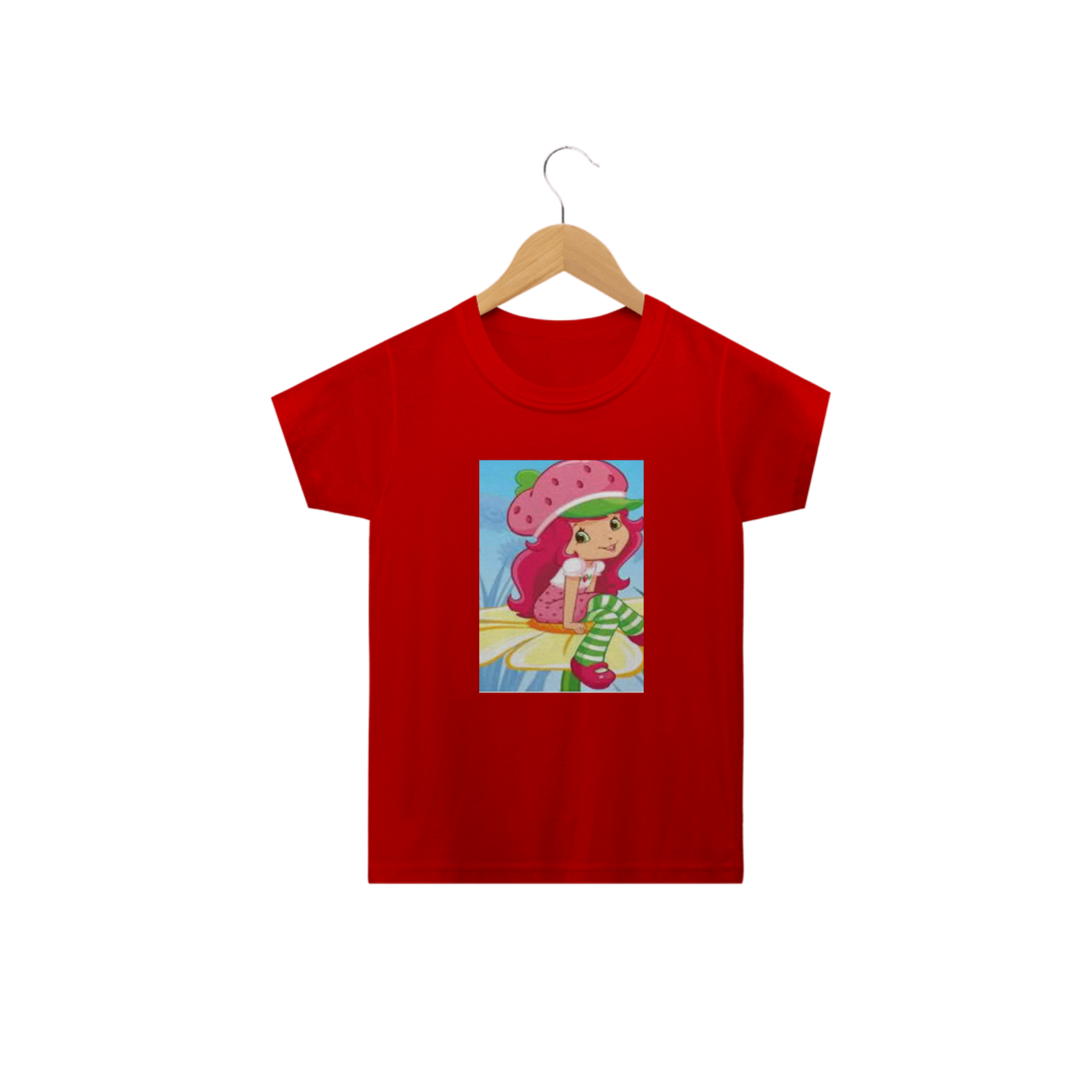 Nome do produto: Camiseta Moranguinho feminina infantil