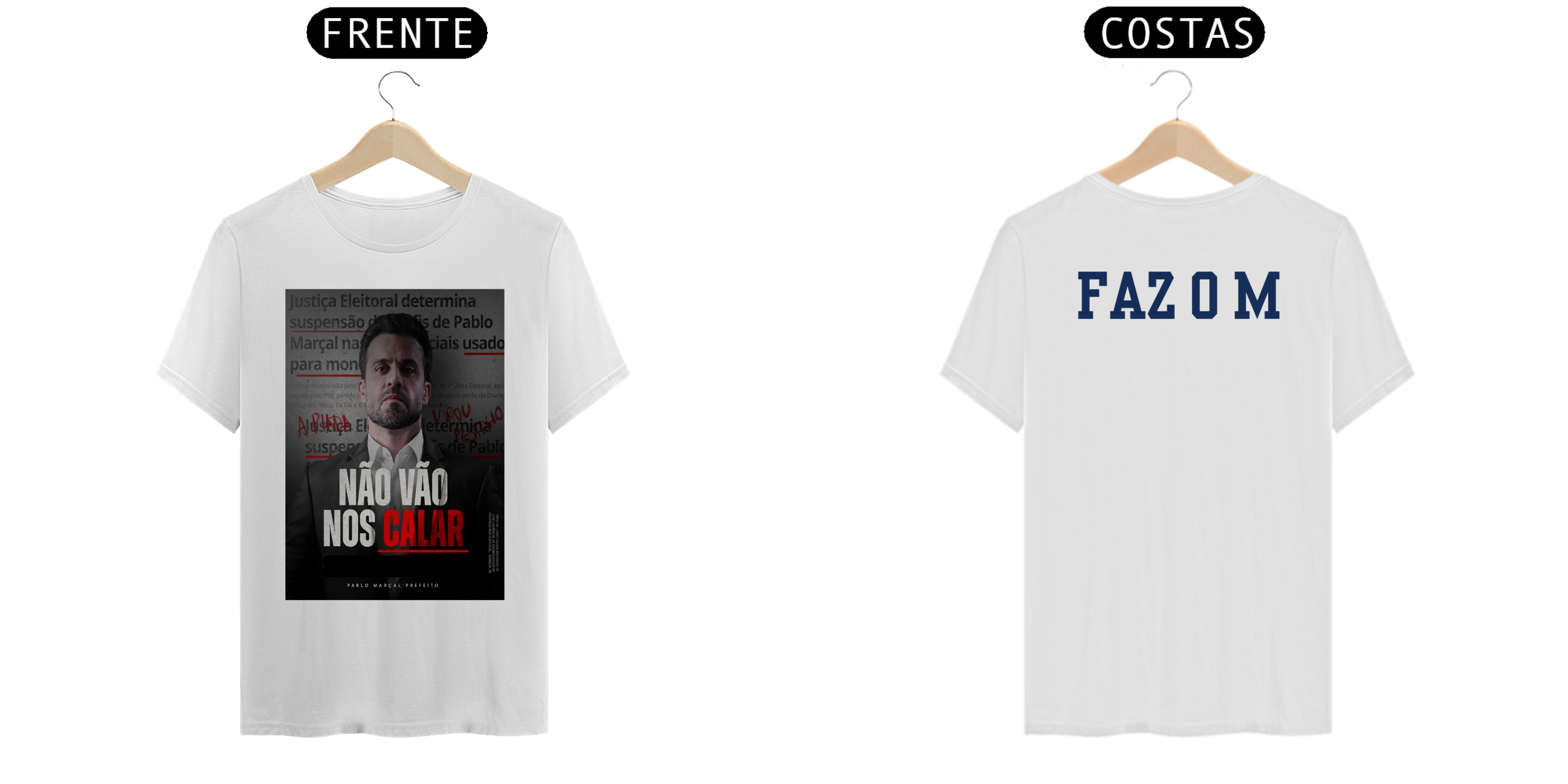 Camiseta Não vão nos calar | Oficial