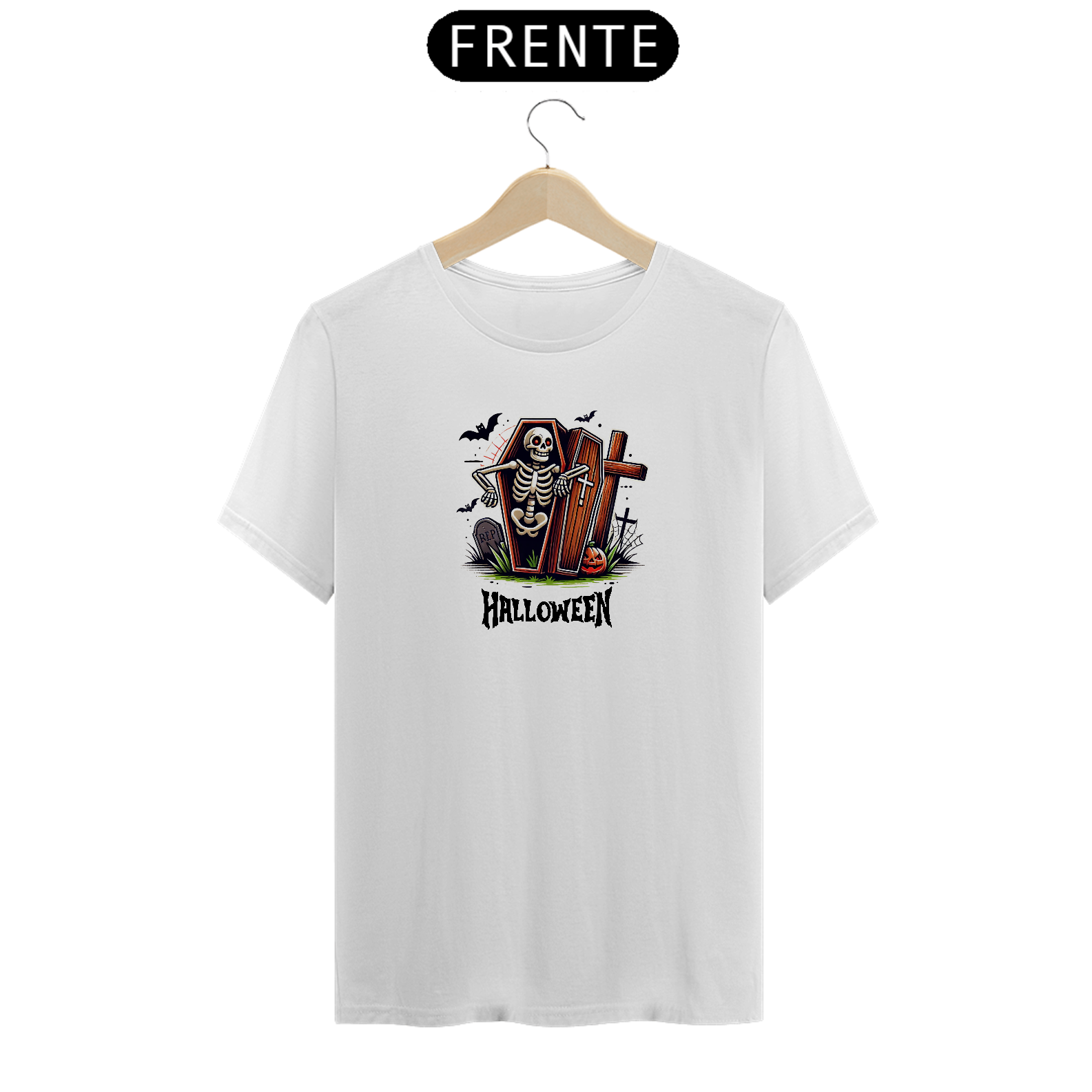 Camiseta Halloween Esqueleto