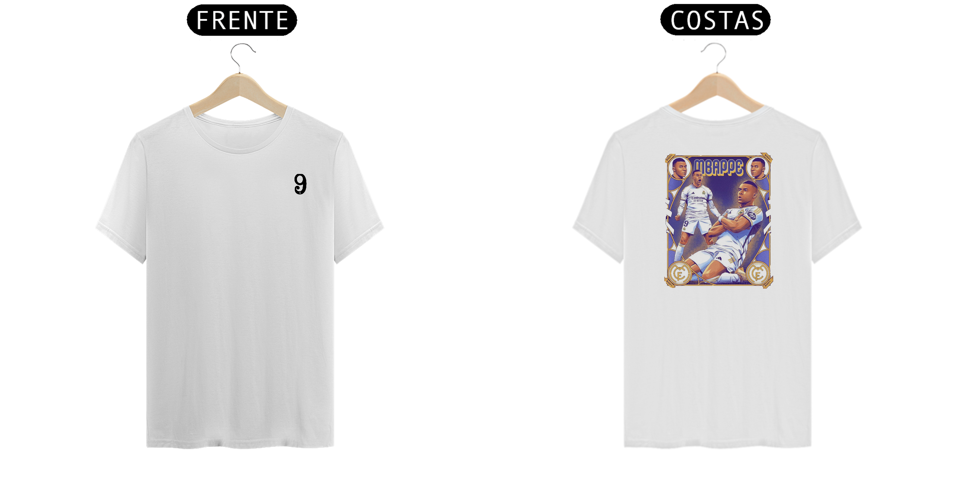 Mbappé Real Madrid Graphic Tee