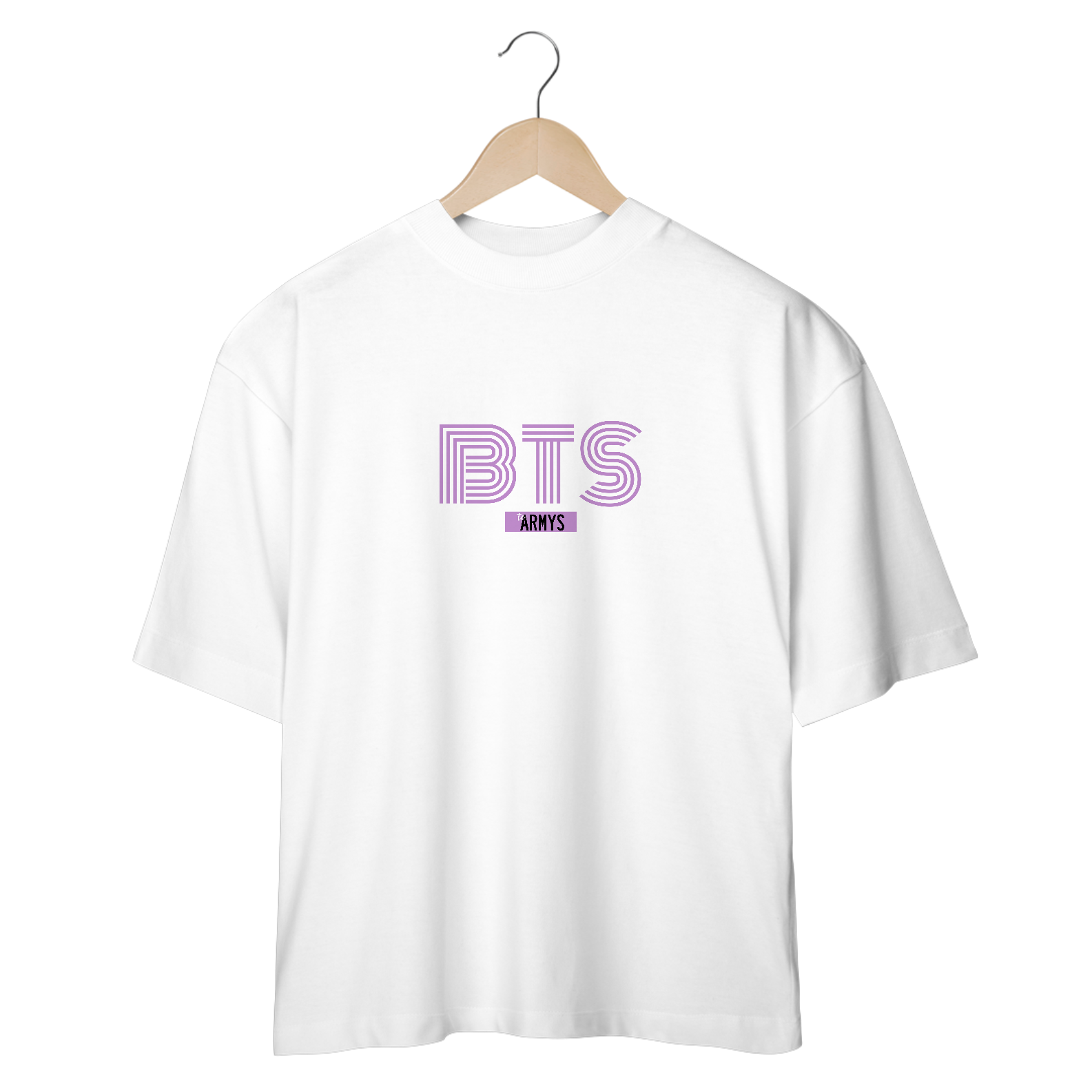Camiseta Oversized -  BTS - To Armys