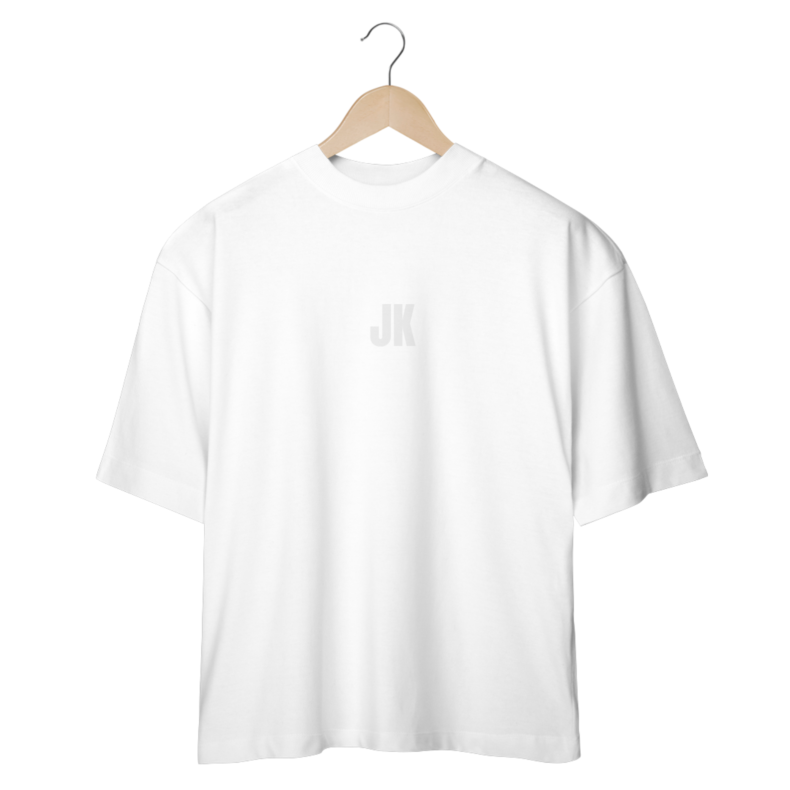 Camiseta Oversized - JK cinza 
