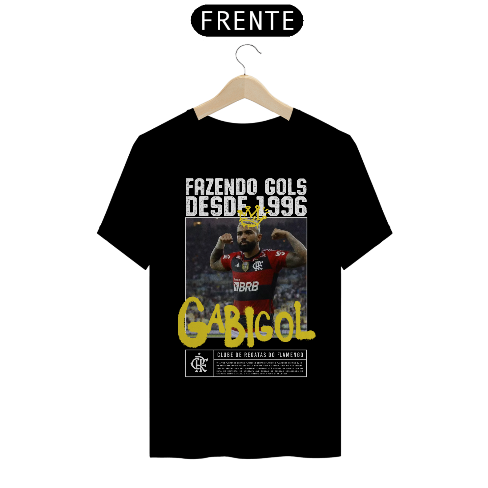 T-Shirt Gabigol, Fazendo Gols Desde 1996